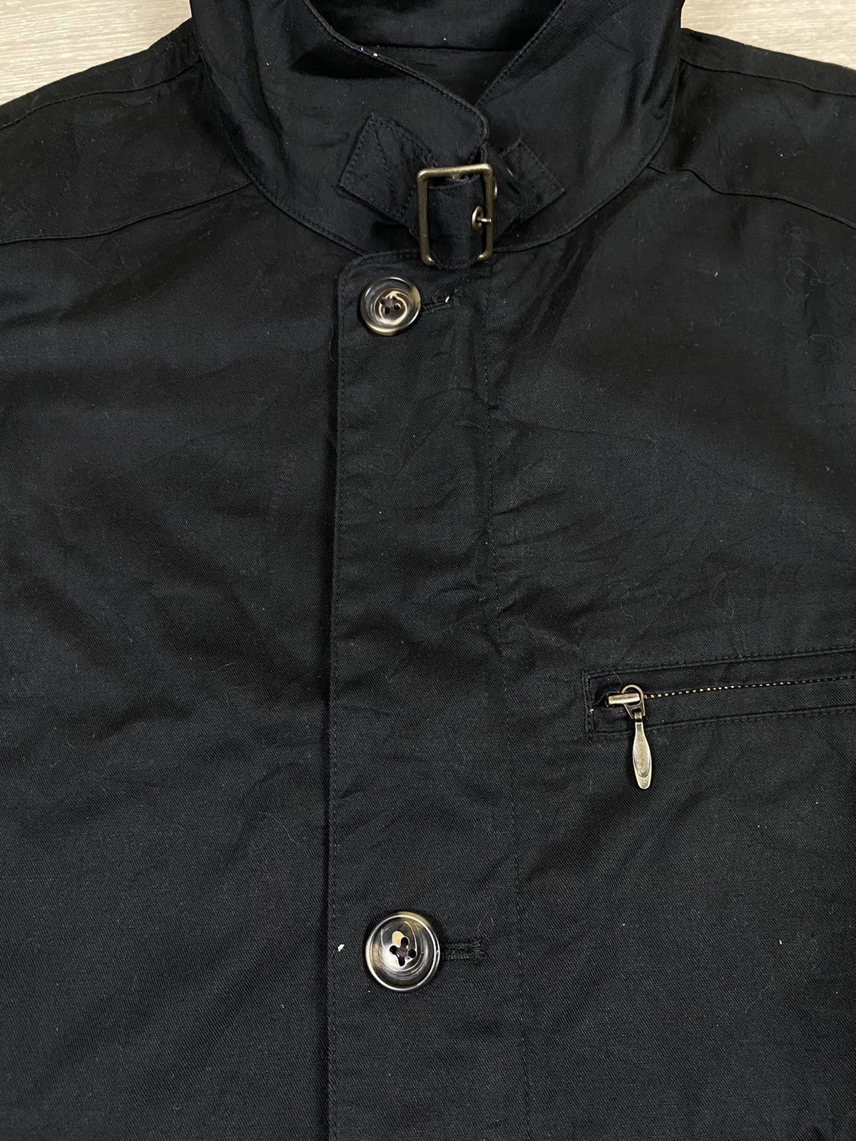 Kansai Yamamoto OFFER 🔥 VINTAGE KANSAI YAMAMOTO HOMME COAT ZIPPER JACKET Size US L / EU 52-54 / 3 - 5 Thumbnail