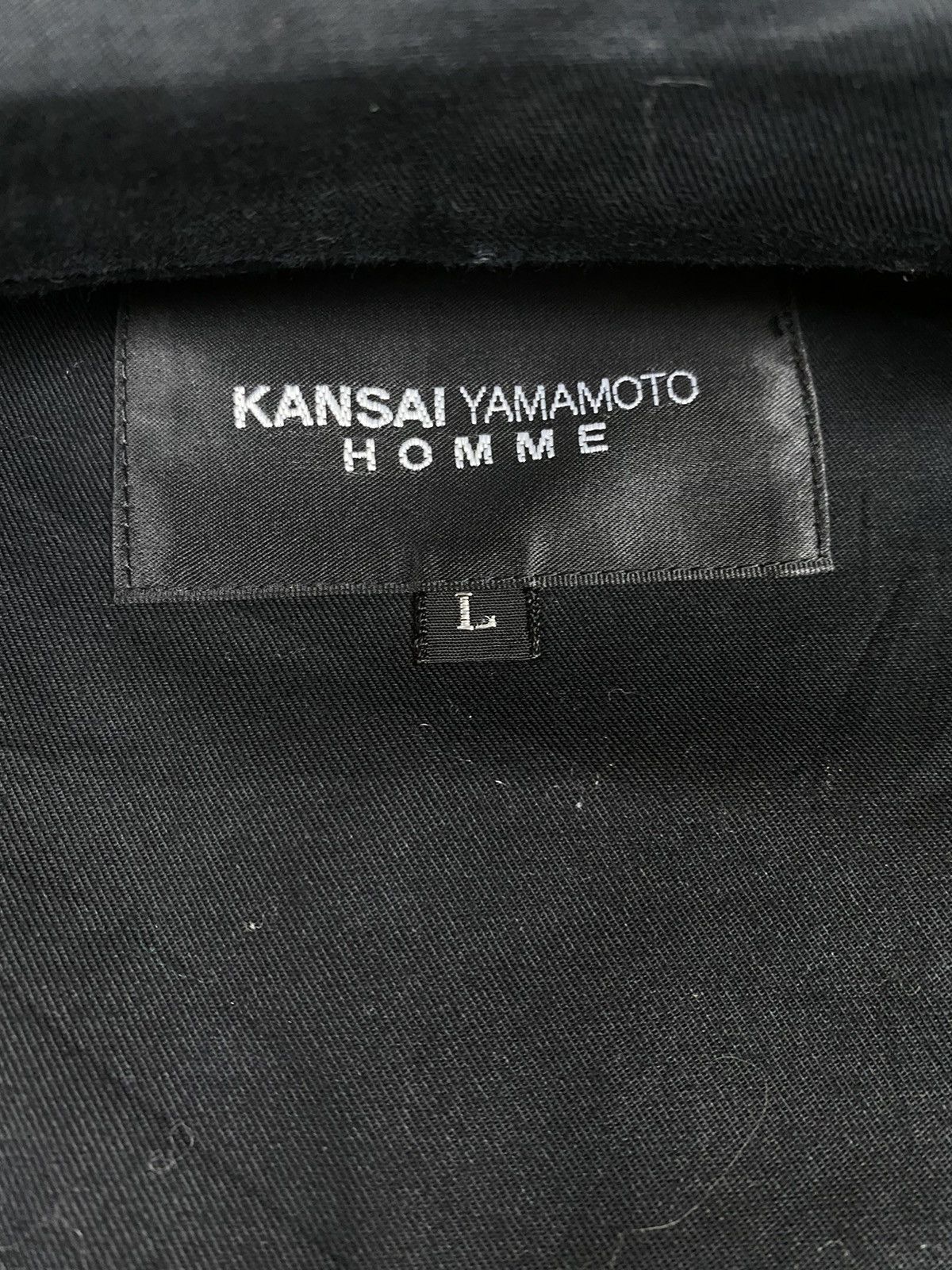 Kansai Yamamoto OFFER 🔥 VINTAGE KANSAI YAMAMOTO HOMME COAT ZIPPER JACKET Size US L / EU 52-54 / 3 - 10 Thumbnail