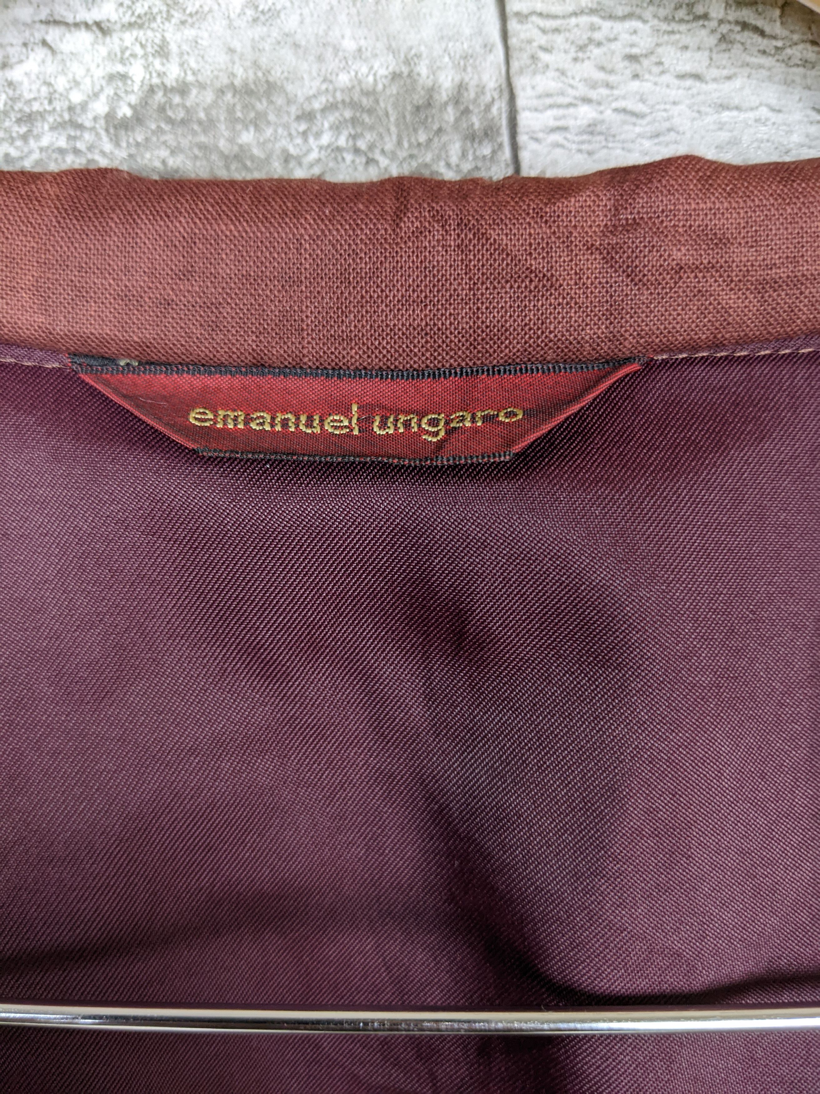 Emanuel Ungaro VIntage Emanuel Ungaro Asymmetrical Bombers Jacket Sweater Size US L / EU 52-54 / 3 - 9 Thumbnail