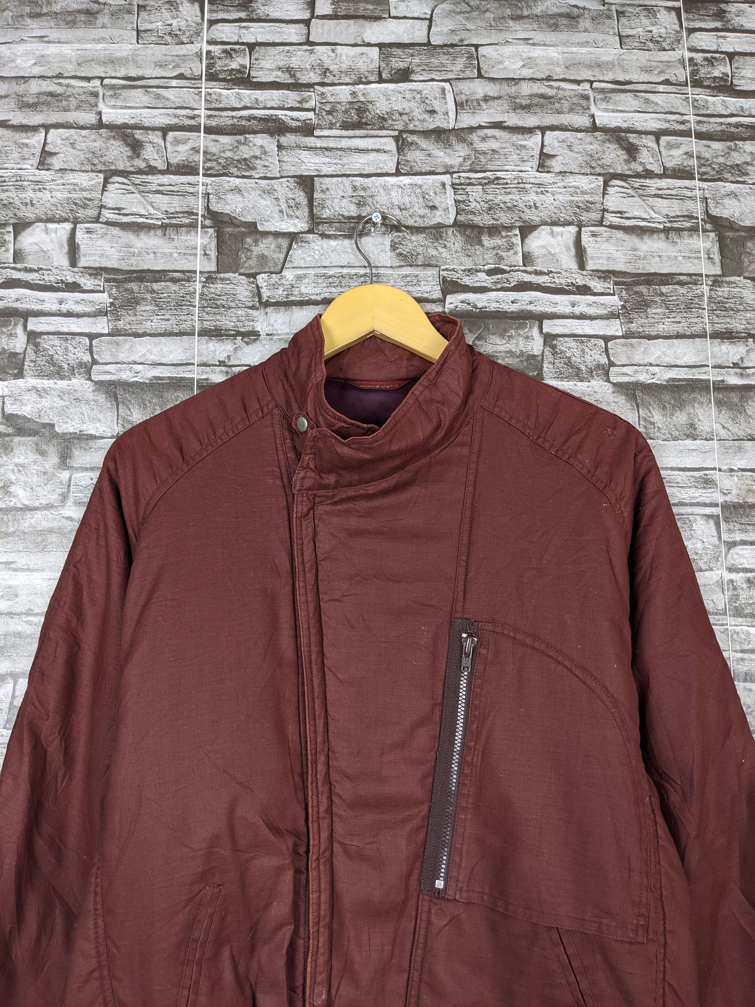 Emanuel Ungaro VIntage Emanuel Ungaro Asymmetrical Bombers Jacket Sweater Size US L / EU 52-54 / 3 - 3 Thumbnail