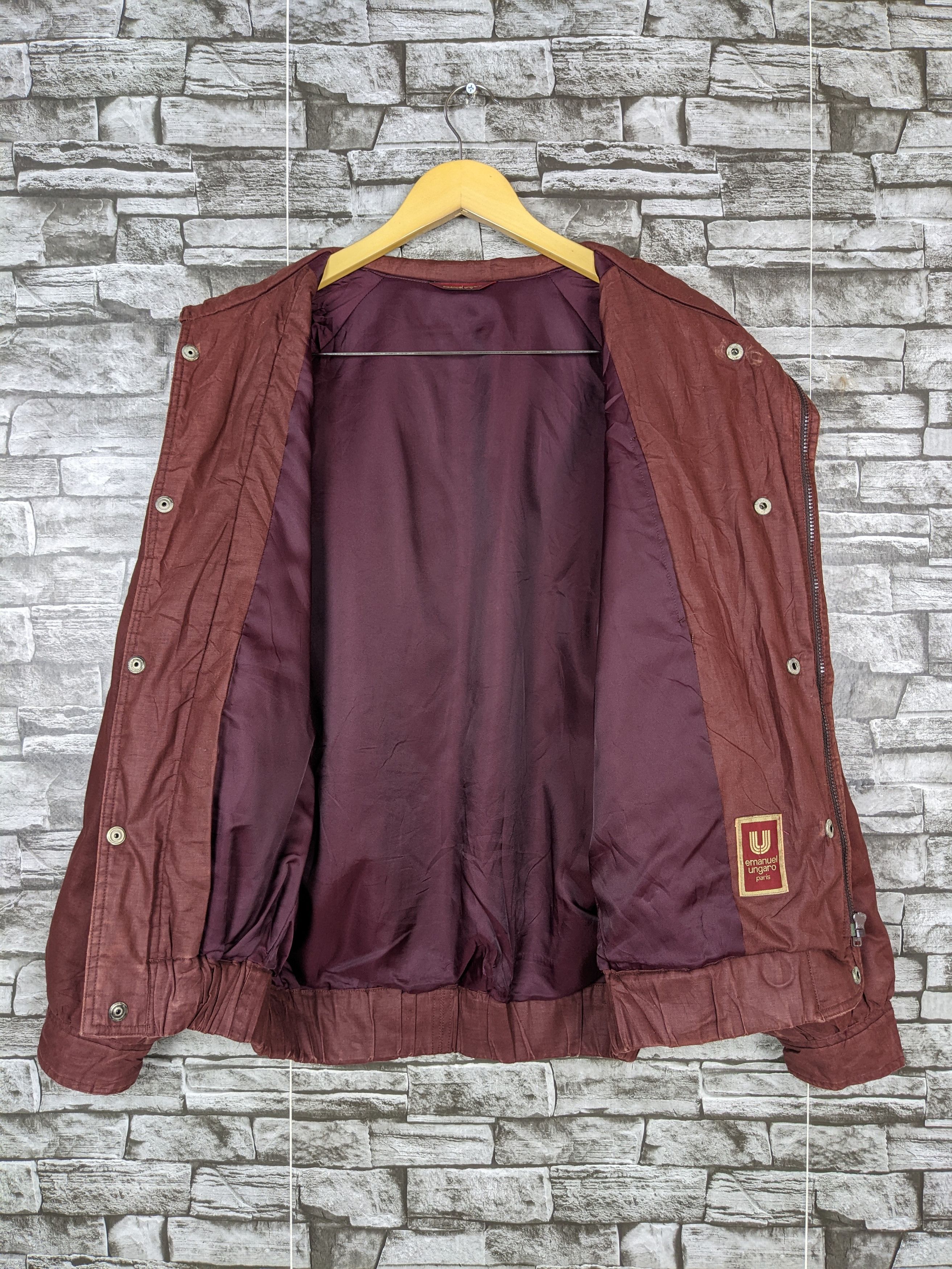 Emanuel Ungaro VIntage Emanuel Ungaro Asymmetrical Bombers Jacket Sweater Size US L / EU 52-54 / 3 - 8 Thumbnail