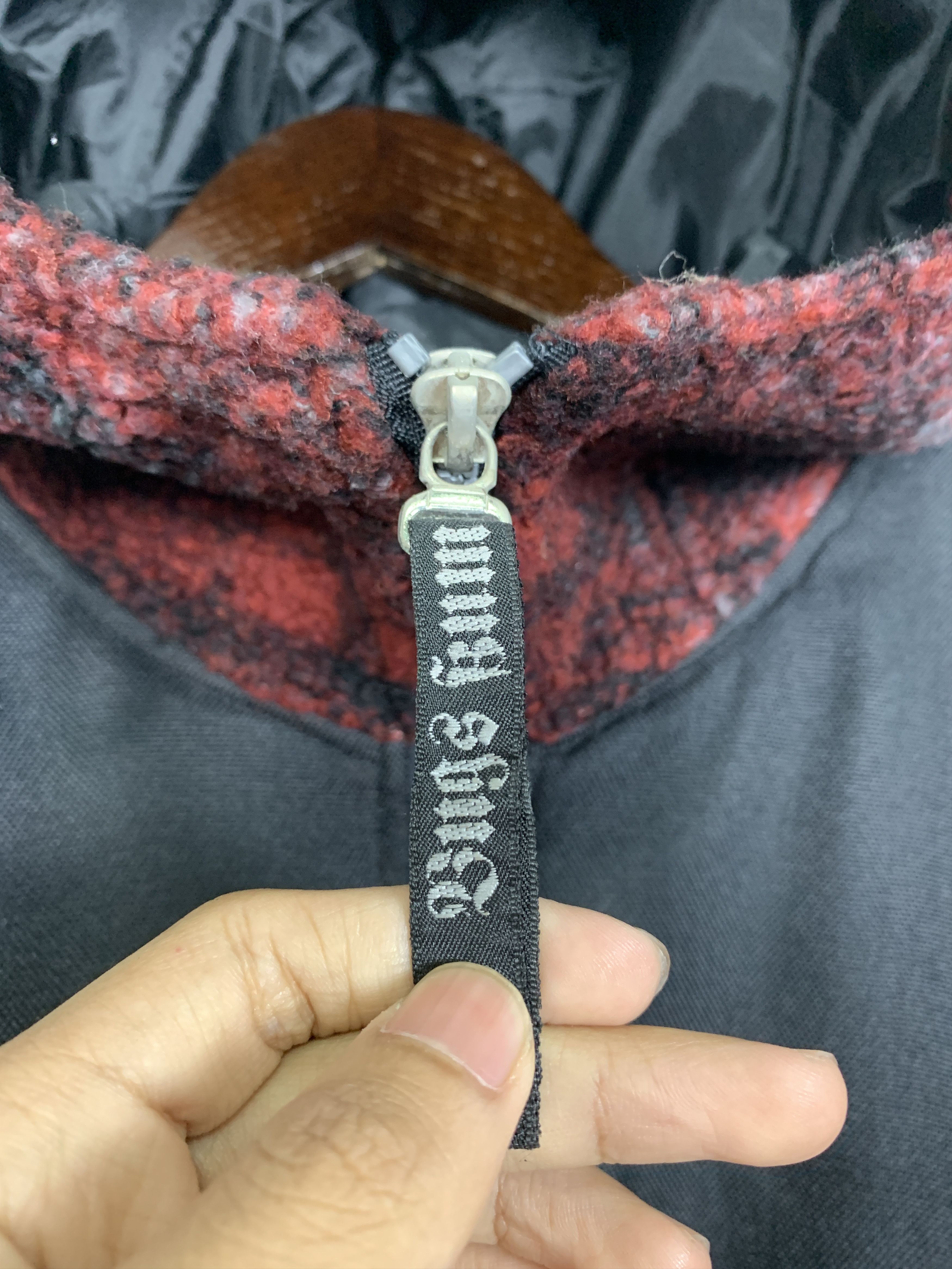 Japanese Brand Vintage BUGS BUM Fleece Sherpa Checkered Hoodie Jacket J0849 Size US L / EU 52-54 / 3 - 7 Thumbnail