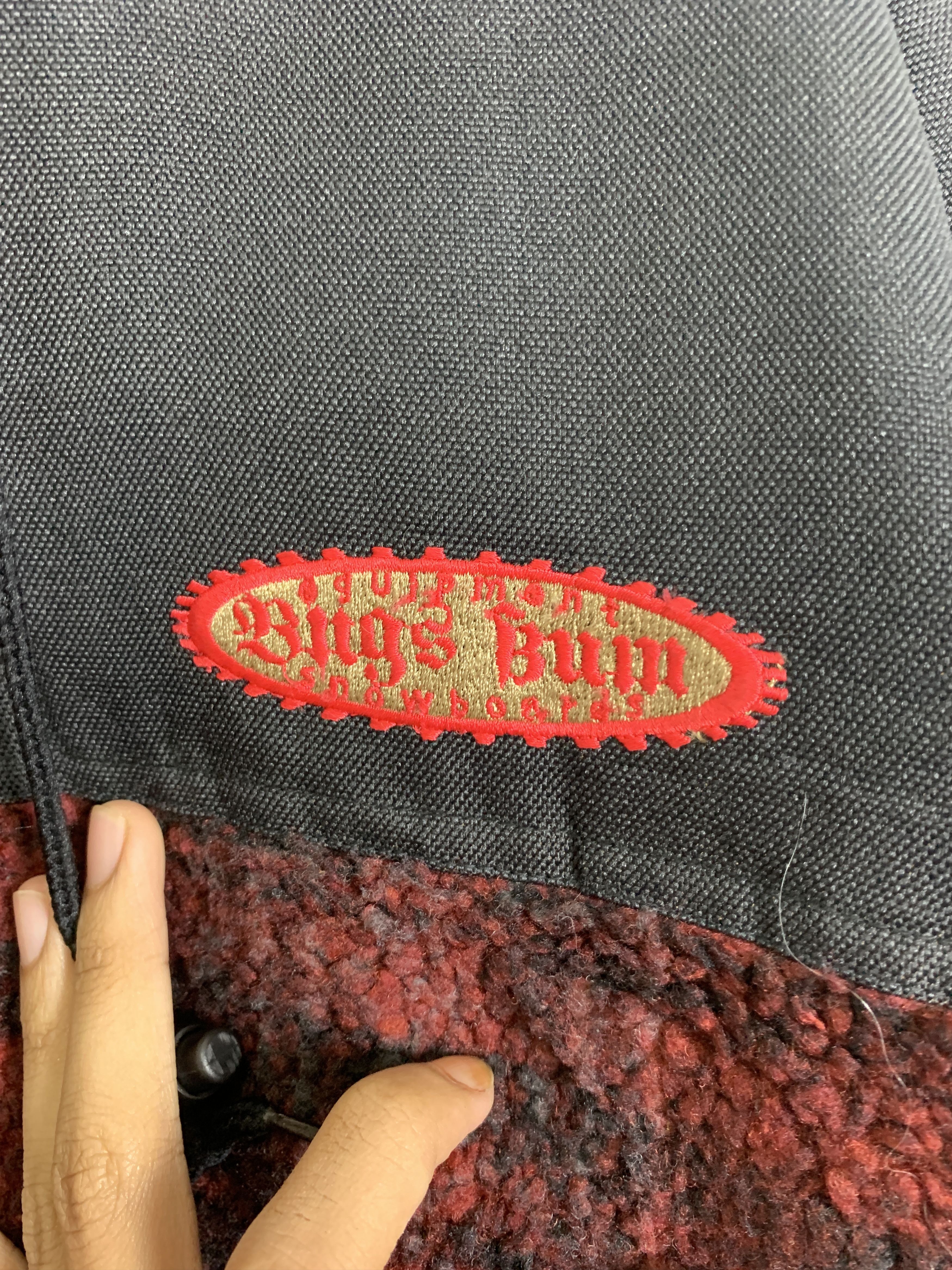Japanese Brand Vintage BUGS BUM Fleece Sherpa Checkered Hoodie Jacket J0849 Size US L / EU 52-54 / 3 - 8 Thumbnail