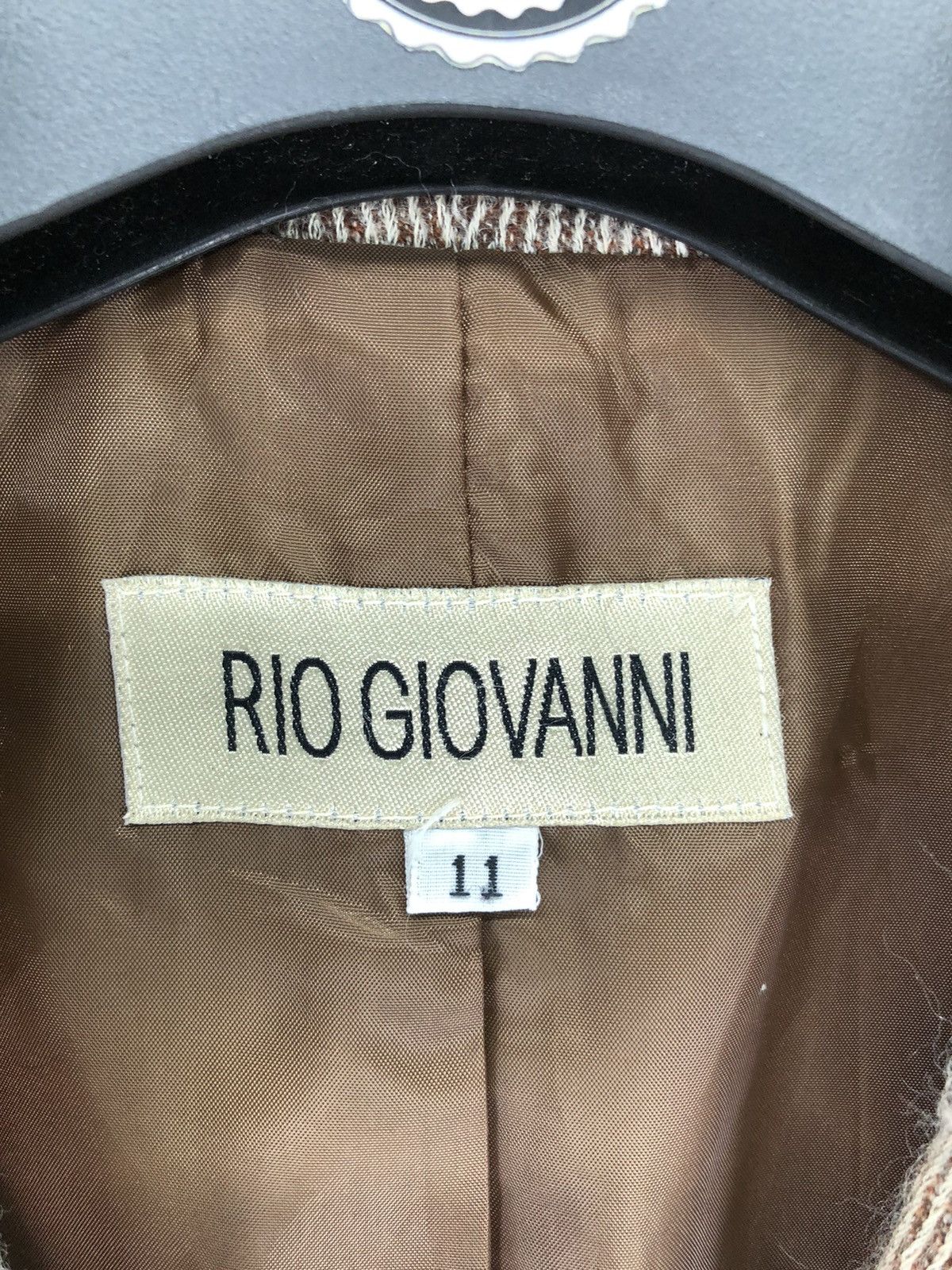 Designer × Japanese Brand × Vintage Vintage 80's Knit Blazer Lux Style by Rio Giovanni Size M / US 6-8 / IT 42-44 - 11 Thumbnail