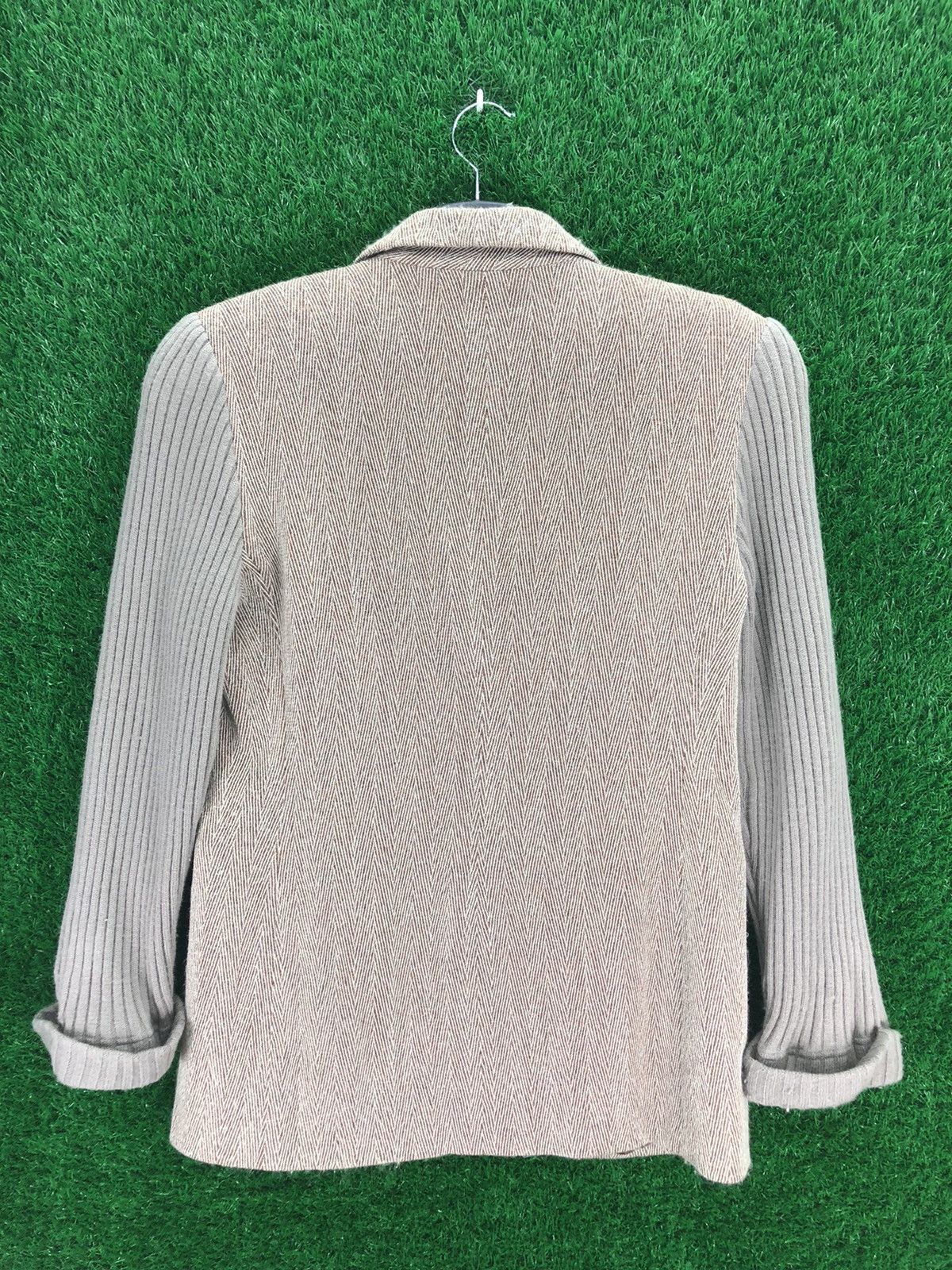 Designer × Japanese Brand × Vintage Vintage 80's Knit Blazer Lux Style by Rio Giovanni Size M / US 6-8 / IT 42-44 - 4 Thumbnail