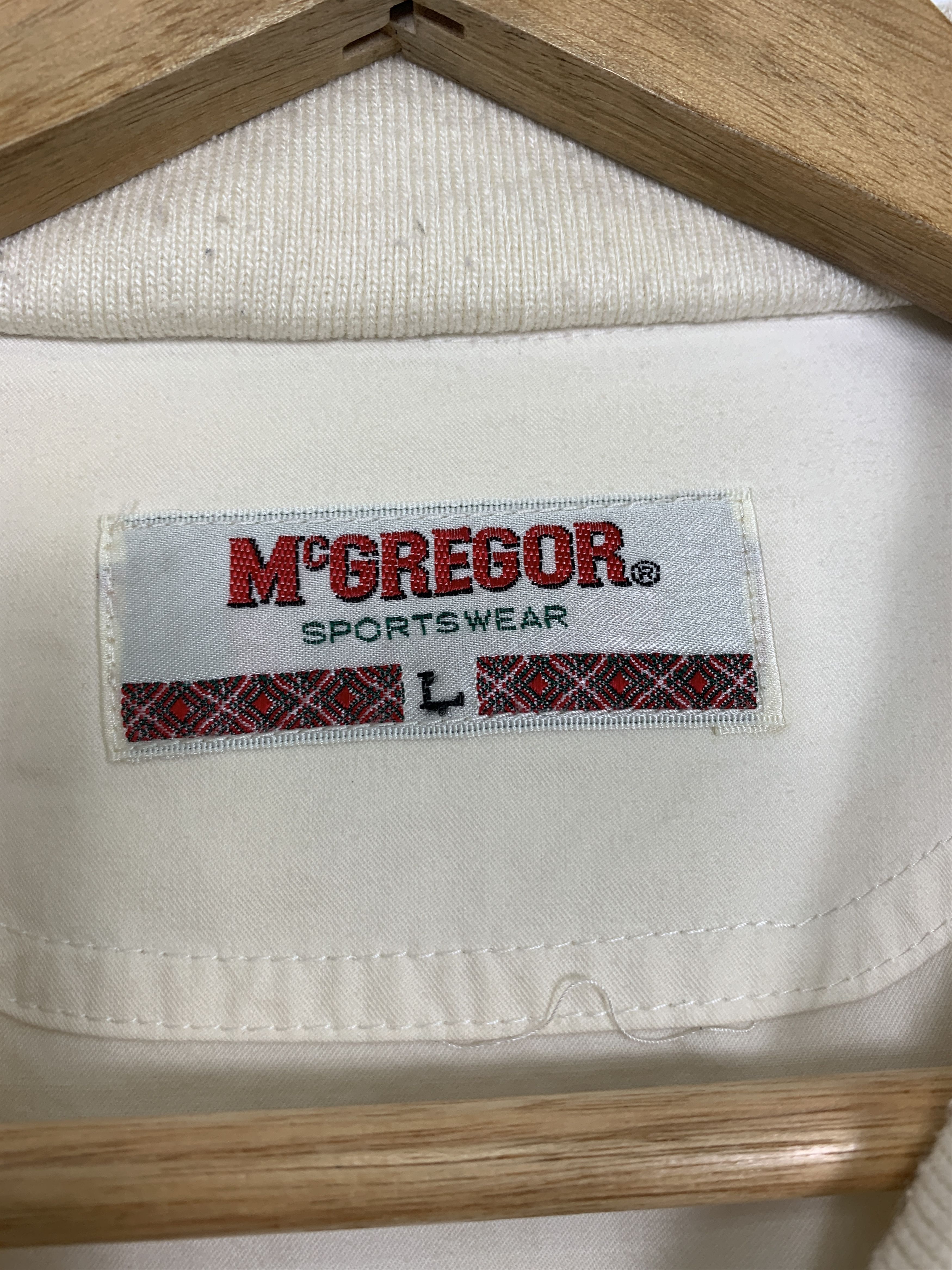 McGregor × Vintage Rare Vintage 90s MCGREGOR SPORTSWEAR Zip Up Bombers Size US M / EU 48-50 / 2 - 9 Thumbnail