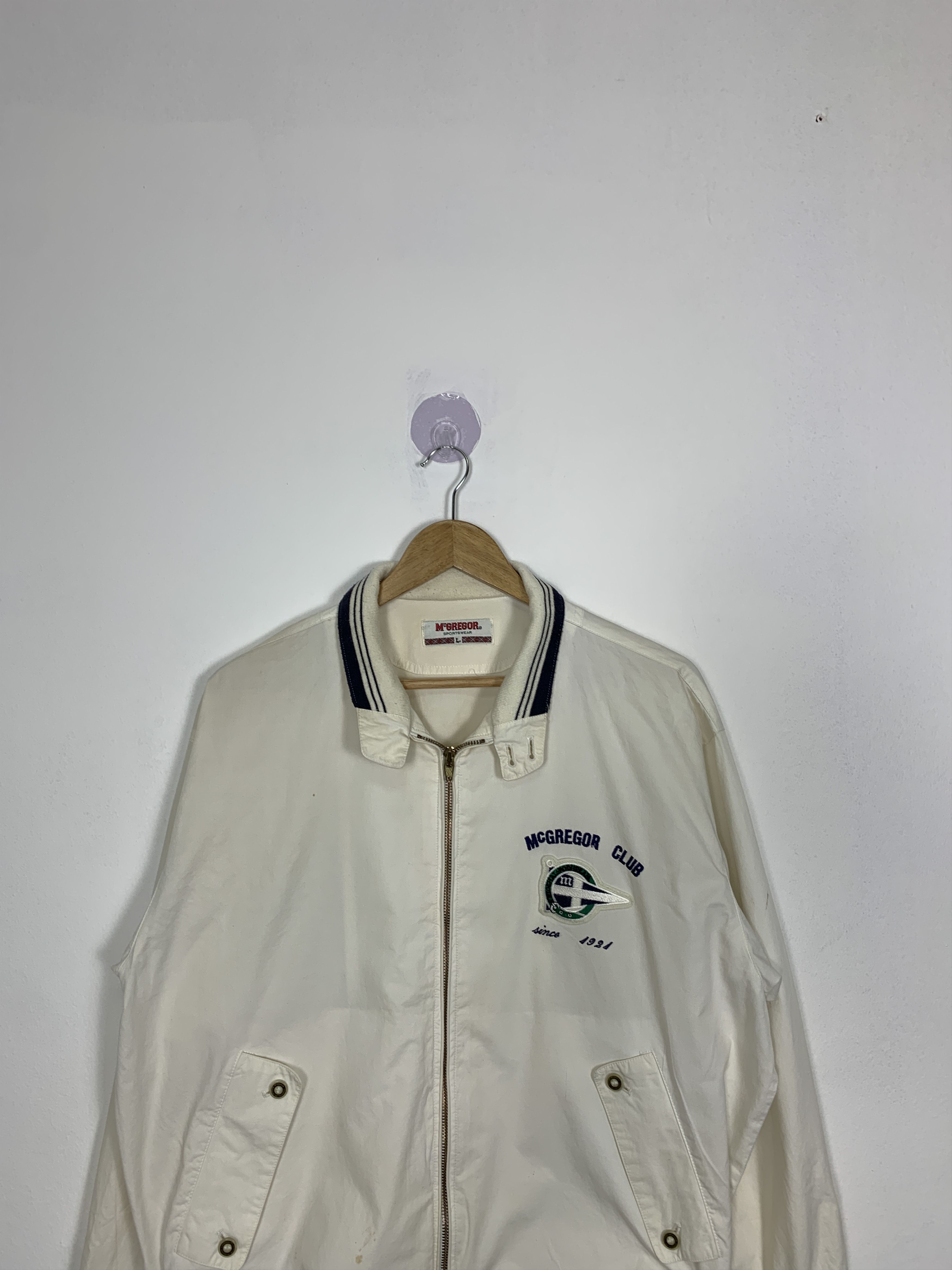 McGregor × Vintage Rare Vintage 90s MCGREGOR SPORTSWEAR Zip Up Bombers Size US M / EU 48-50 / 2 - 2 Thumbnail