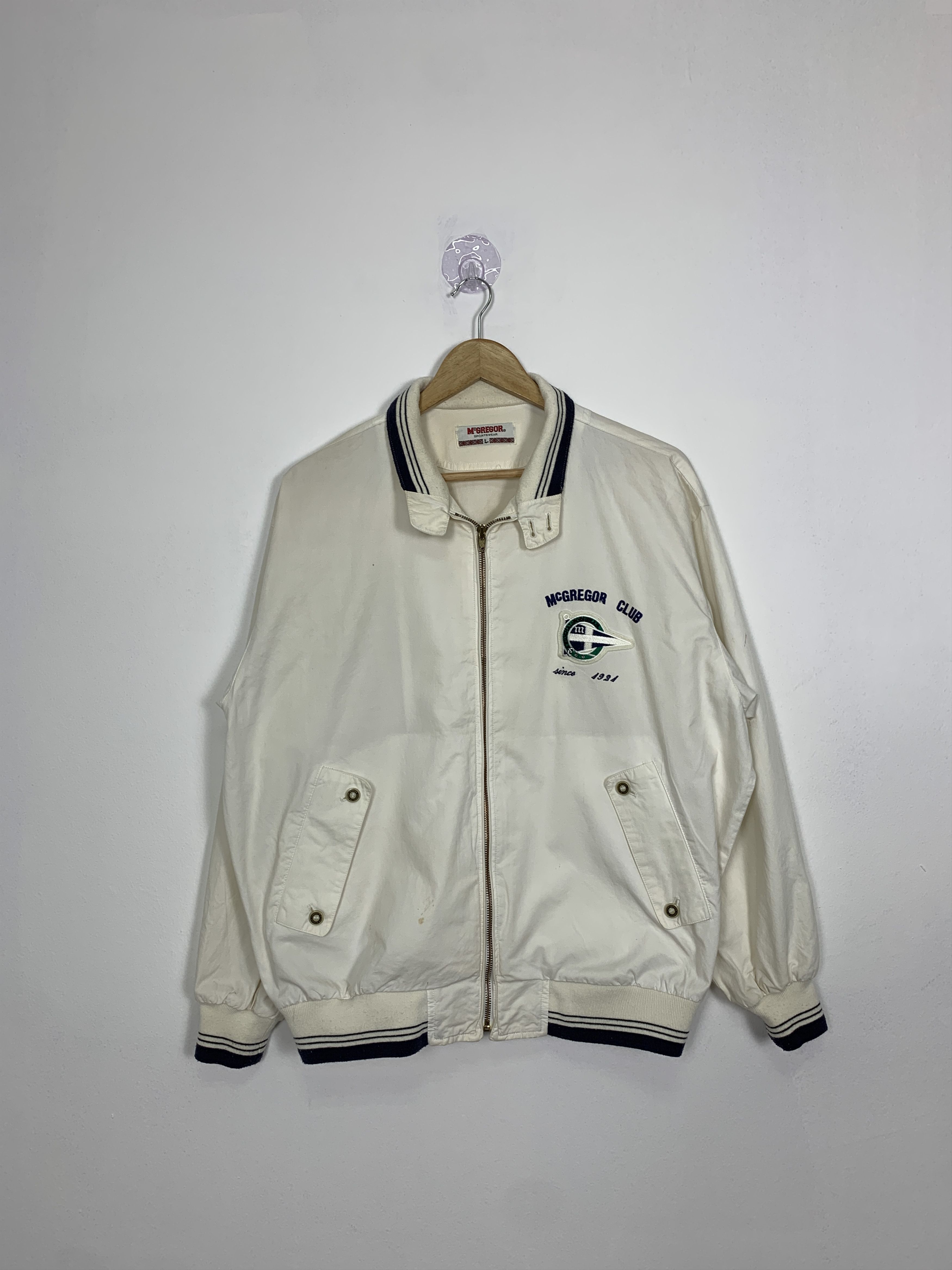 McGregor × Vintage Rare Vintage 90s MCGREGOR SPORTSWEAR Zip Up Bombers Size US M / EU 48-50 / 2 - 1 Thumbnail