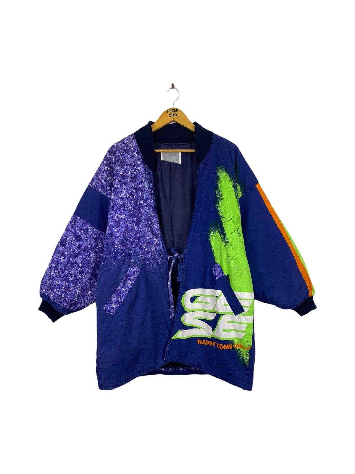 Japanese Brand Vintage Japanese Fashion Kimono style jacket Size US M / EU 48-50 / 2 - 1 Thumbnail