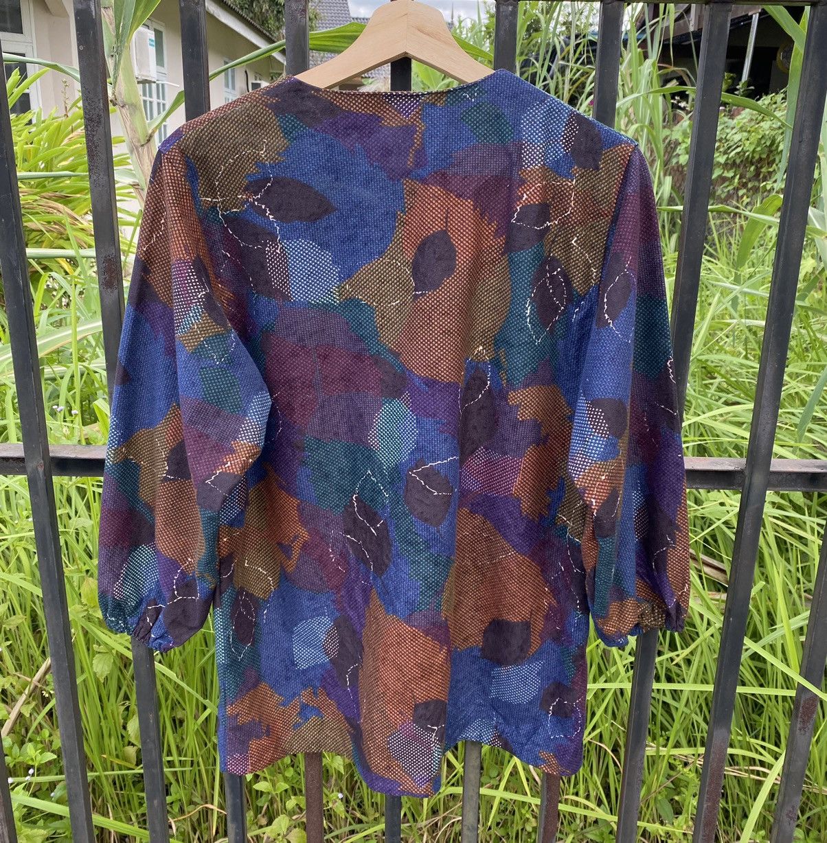 Japanese Brand Apricot Talking Multicolour Shirts Button Ups Cardigan Size L / US 10 / IT 46 - 6 Thumbnail