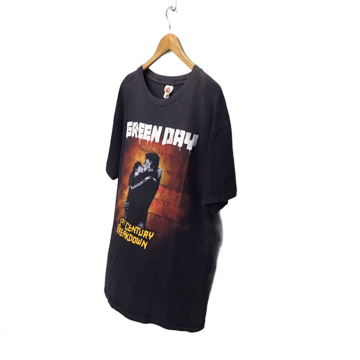 Band Tees × Vintage Vintage Y2K Green Day tees 21th century breakdown Size US L / EU 52-54 / 3 - 2 Thumbnail