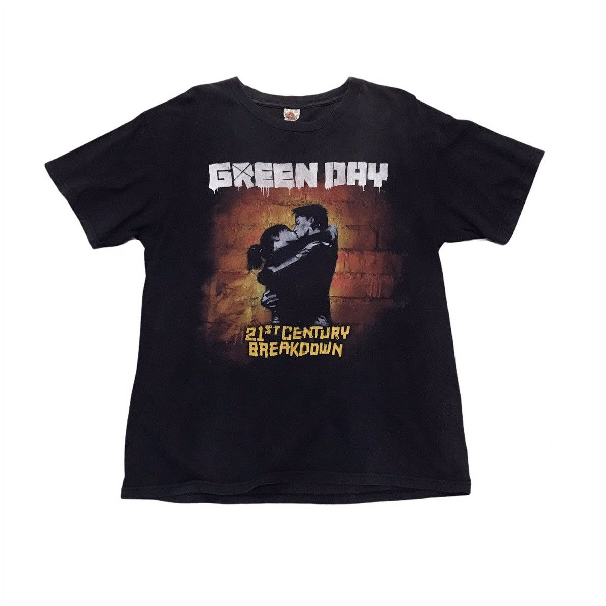 Band Tees × Vintage Vintage Y2K Green Day tees 21th century breakdown Size US L / EU 52-54 / 3 - 4 Thumbnail