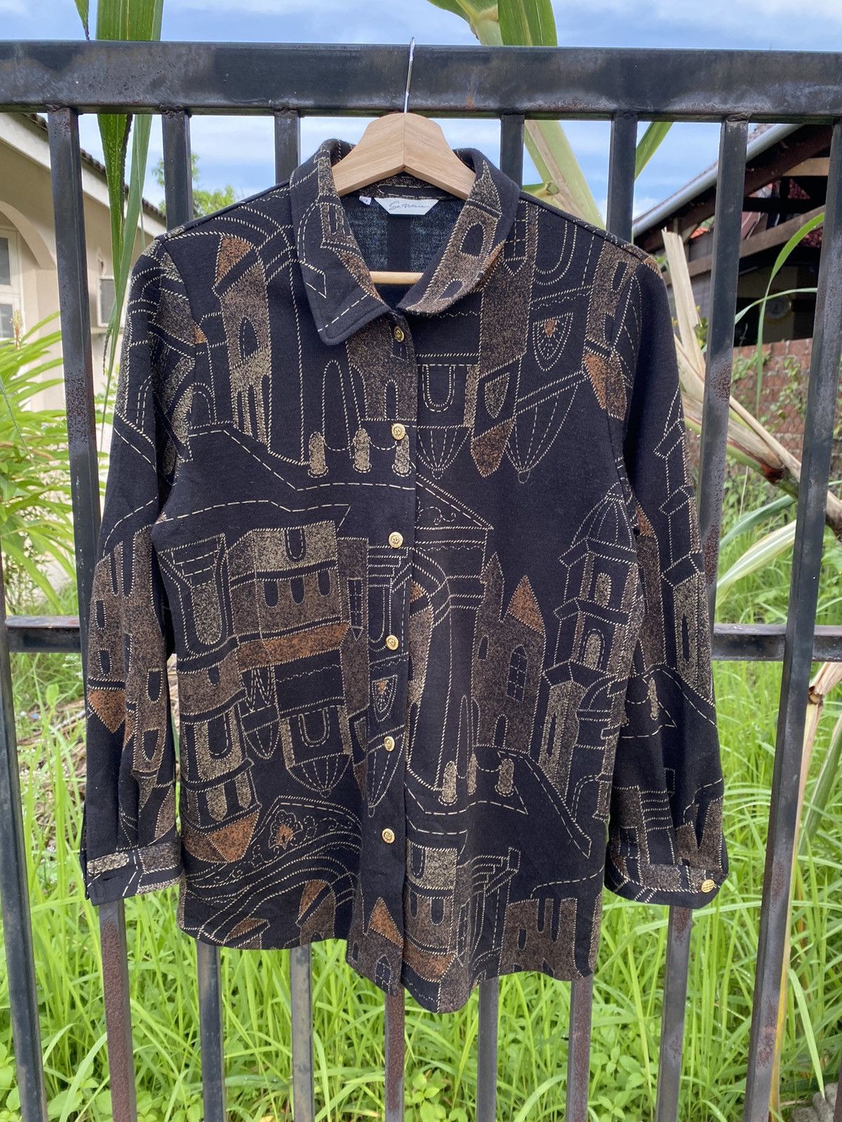 Flannel OFFER 🔥 Vintage St Patara Art Style Button Up Shirts Size M / US 6-8 / IT 42-44 - 1 Thumbnail