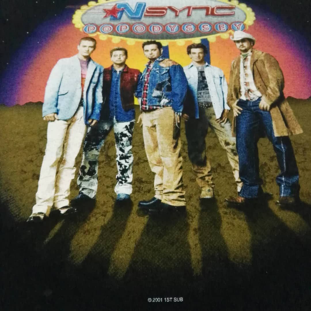 Band Tees × Vintage vintage nsync pop oddesey Size US L / EU 52-54 / 3 - 3 Thumbnail