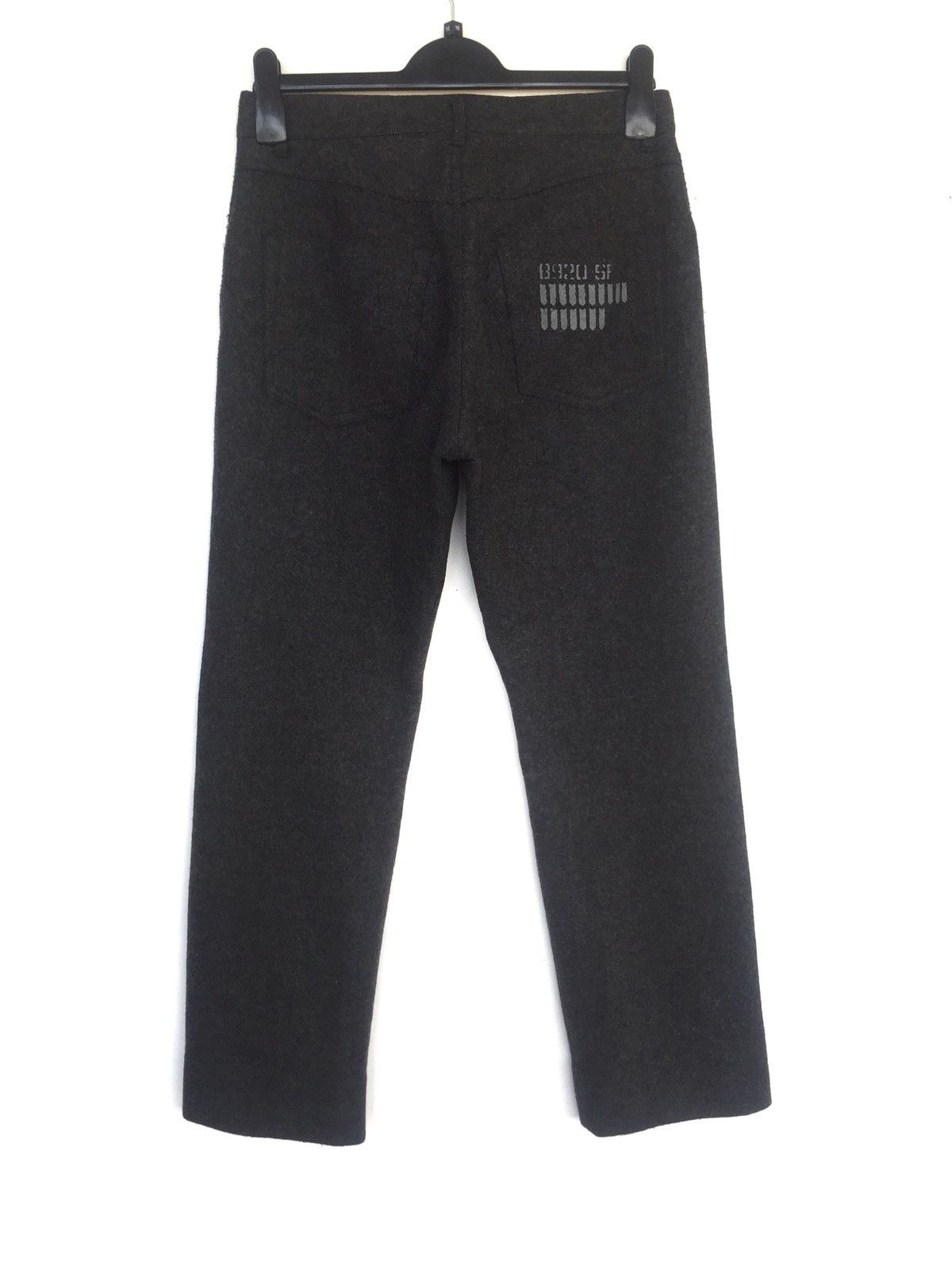 PPFM PPFM 🇯🇵 Black Military Repro Thick Wool Blend Pant Size US 30 / EU 46 - 2 Thumbnail