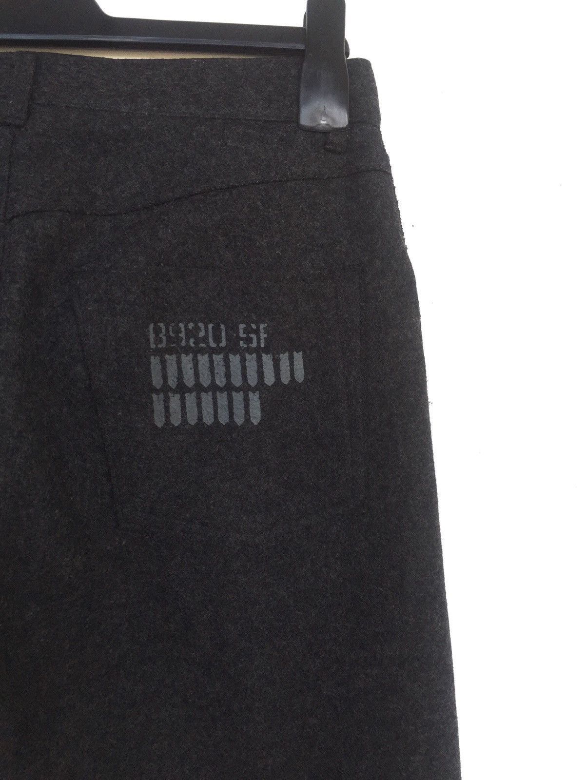 PPFM PPFM 🇯🇵 Black Military Repro Thick Wool Blend Pant Size US 30 / EU 46 - 6 Thumbnail