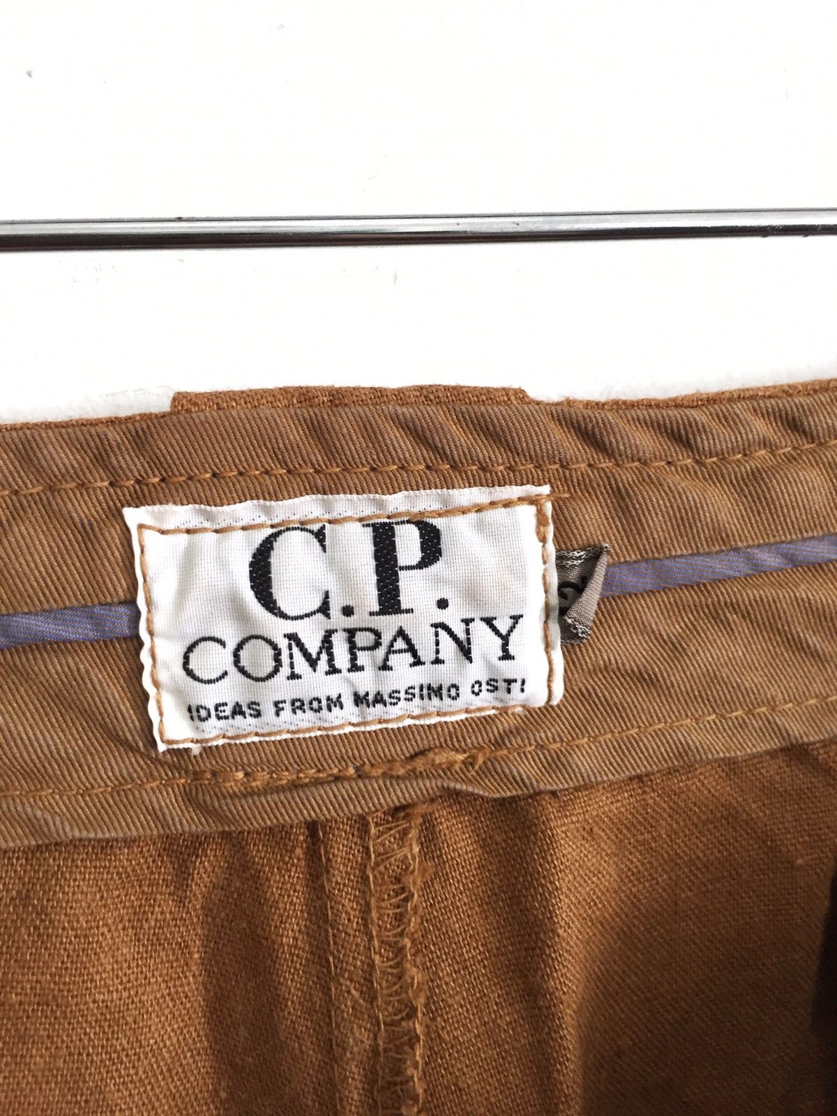 C.P. Company OG CP Company 🇮🇹 Brown Baggy Wide Leg Linen Pants Size US 29 - 5 Thumbnail
