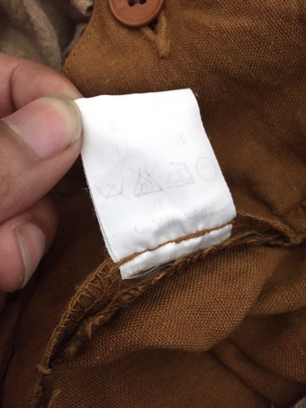 C.P. Company OG CP Company 🇮🇹 Brown Baggy Wide Leg Linen Pants Size US 29 - 7 Thumbnail