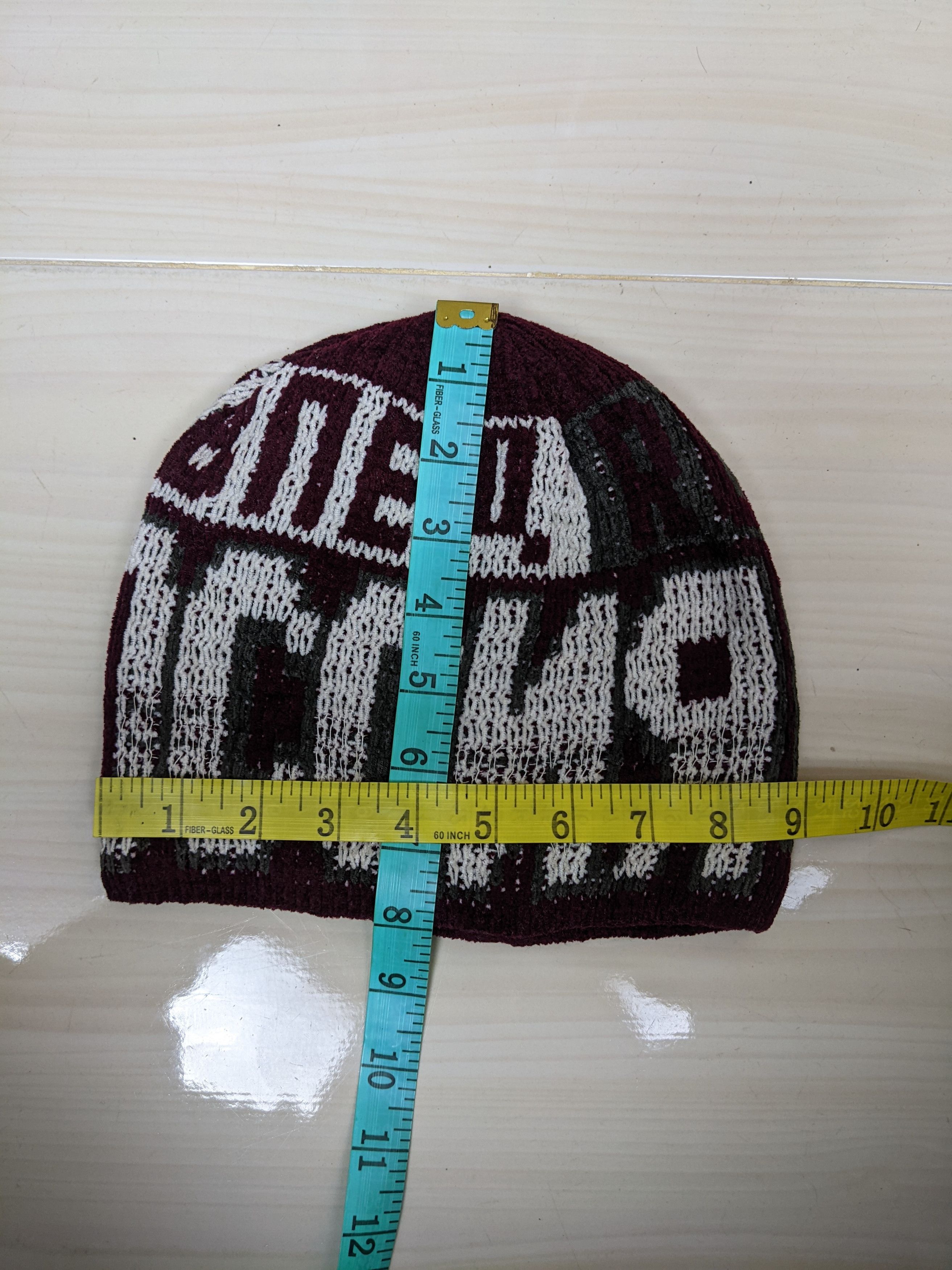 Japanese Brand Vintage Pattern Unbranded Beanie Hat Cap Snowcap Size ONE SIZE - 4 Thumbnail