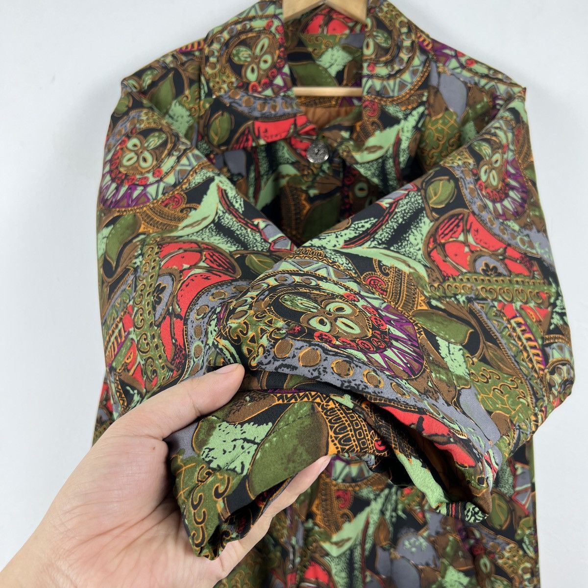 Edition Japan RARE Vintage NICE Design Button Down Quilted Lining Jacket Size M / US 6-8 / IT 42-44 - 3 Thumbnail