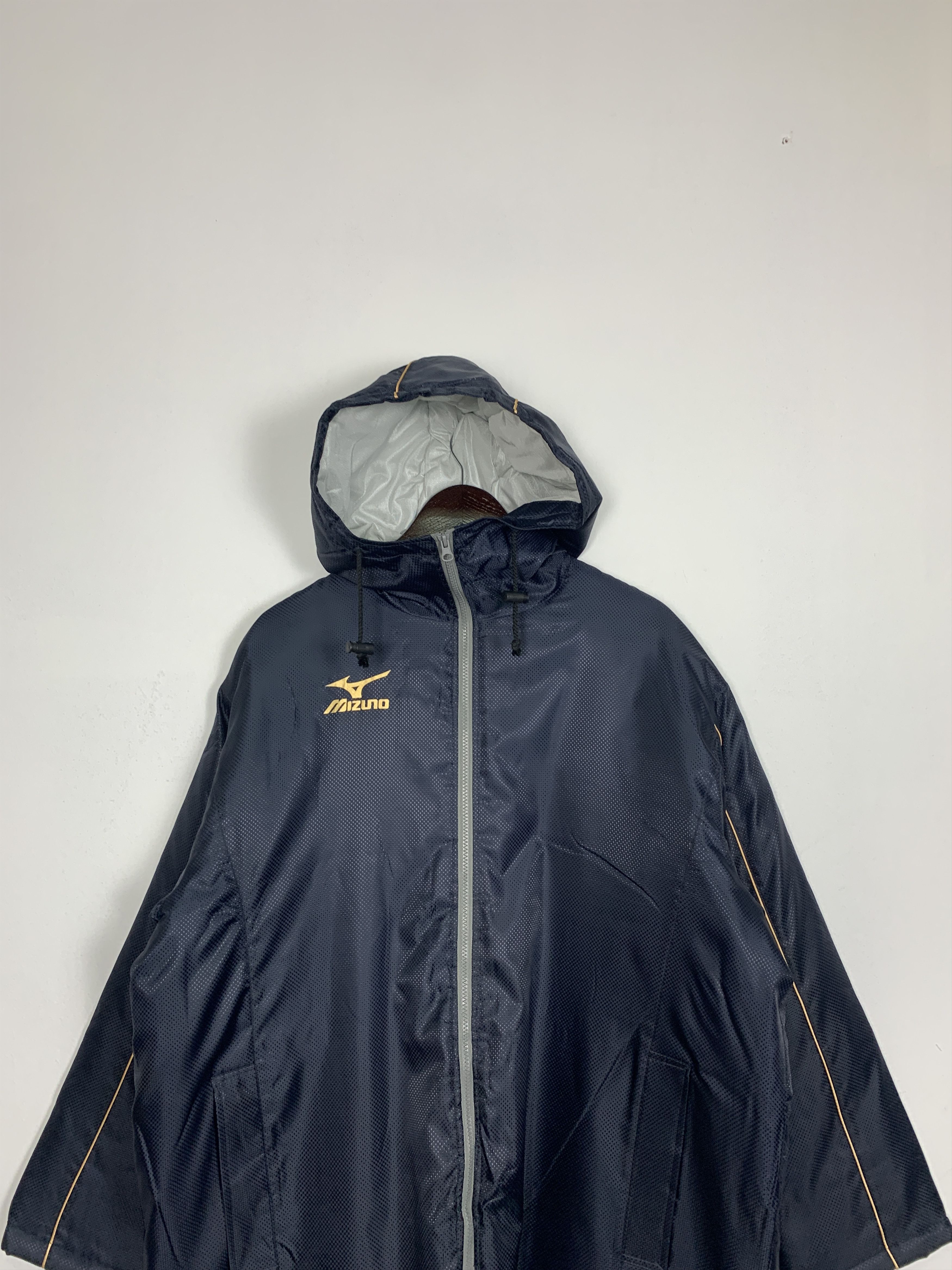 Mizuno Vintage MIZUNO Zip Up Hoodie Long Jacket J0871 Size US M / EU 48-50 / 2 - 2 Thumbnail