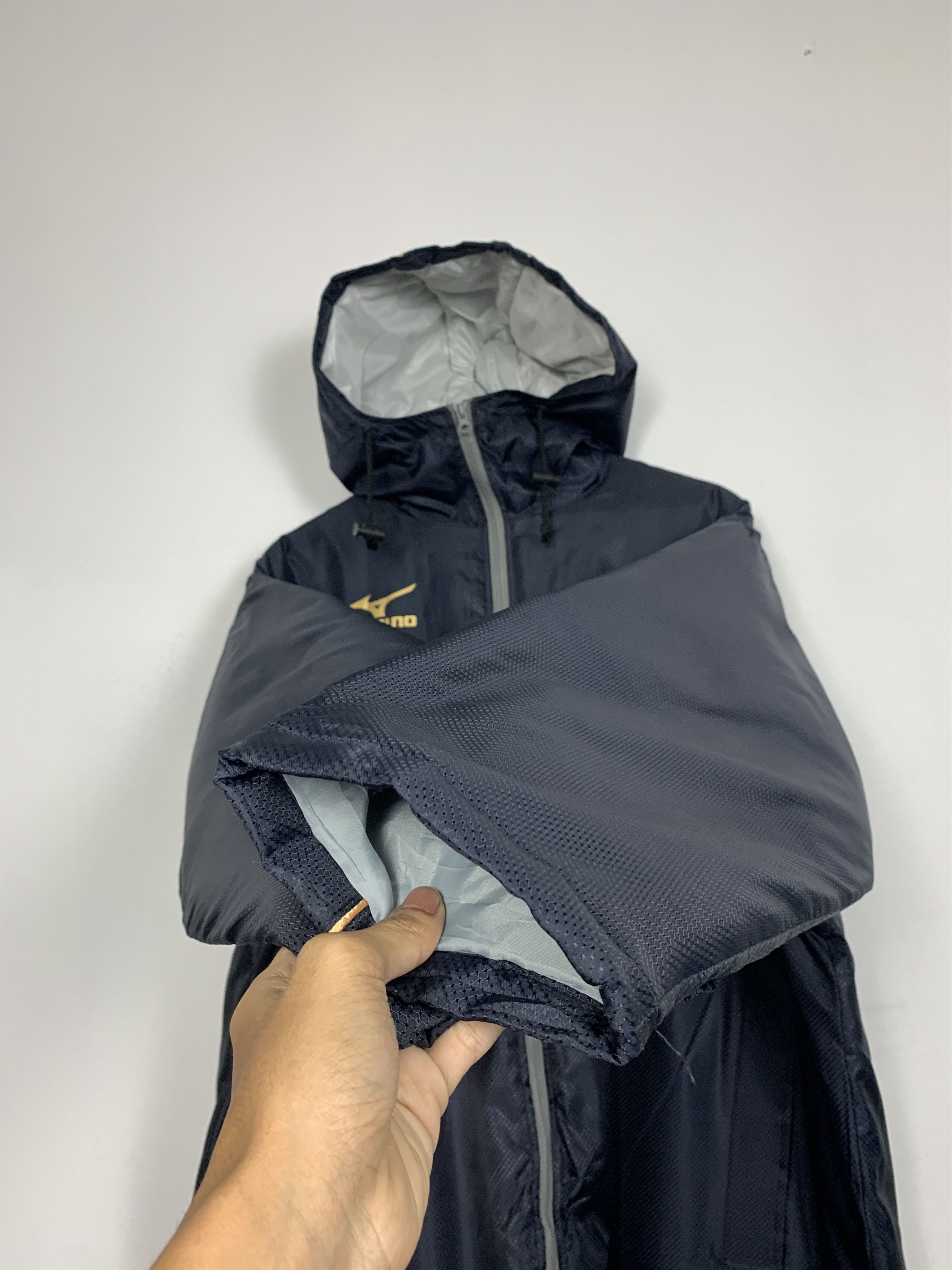 Mizuno Vintage MIZUNO Zip Up Hoodie Long Jacket J0871 Size US M / EU 48-50 / 2 - 7 Thumbnail