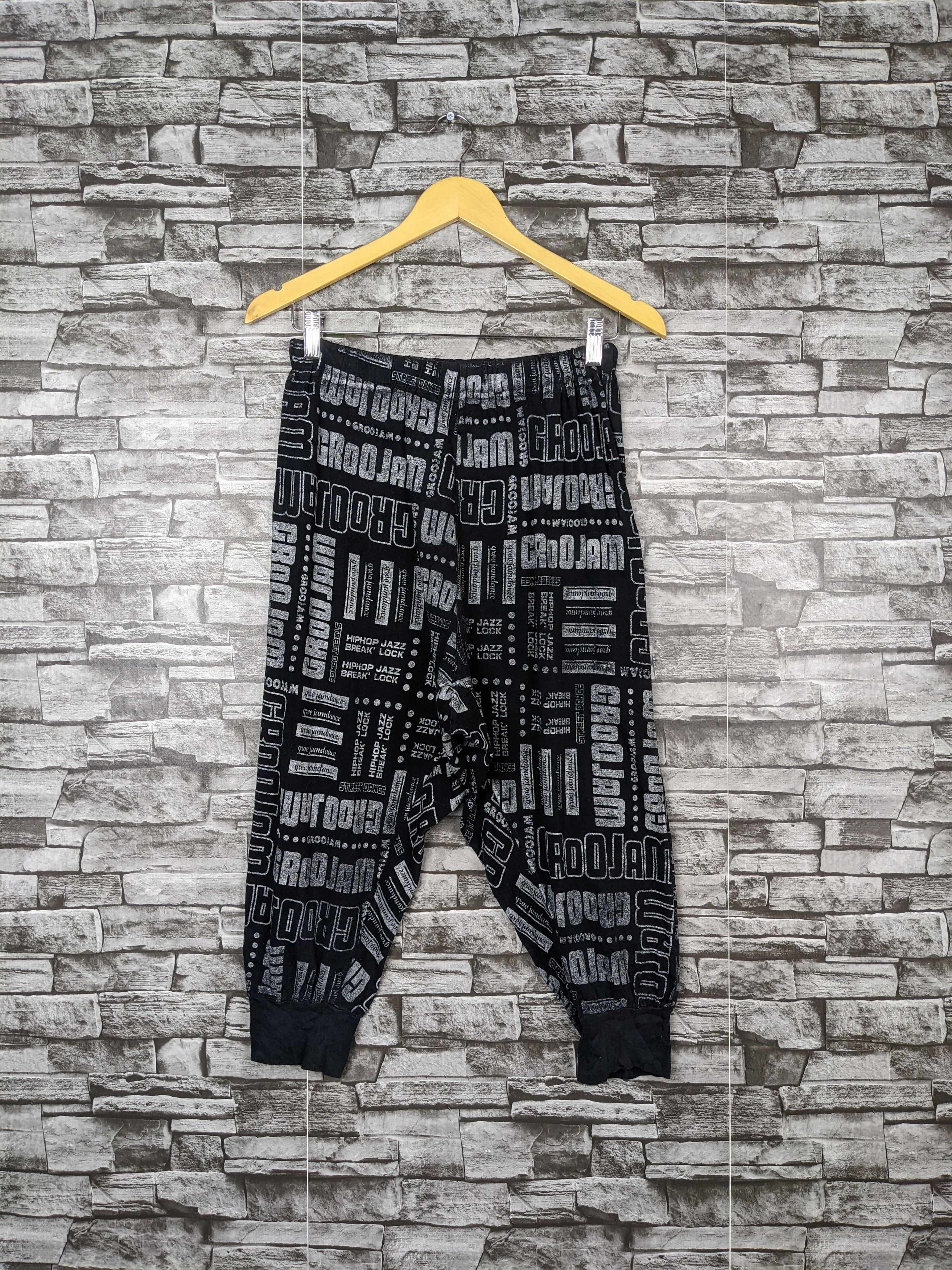 Japanese Brand Groojam Dance Drop Crotch Sweatpants Pants Trousers ...