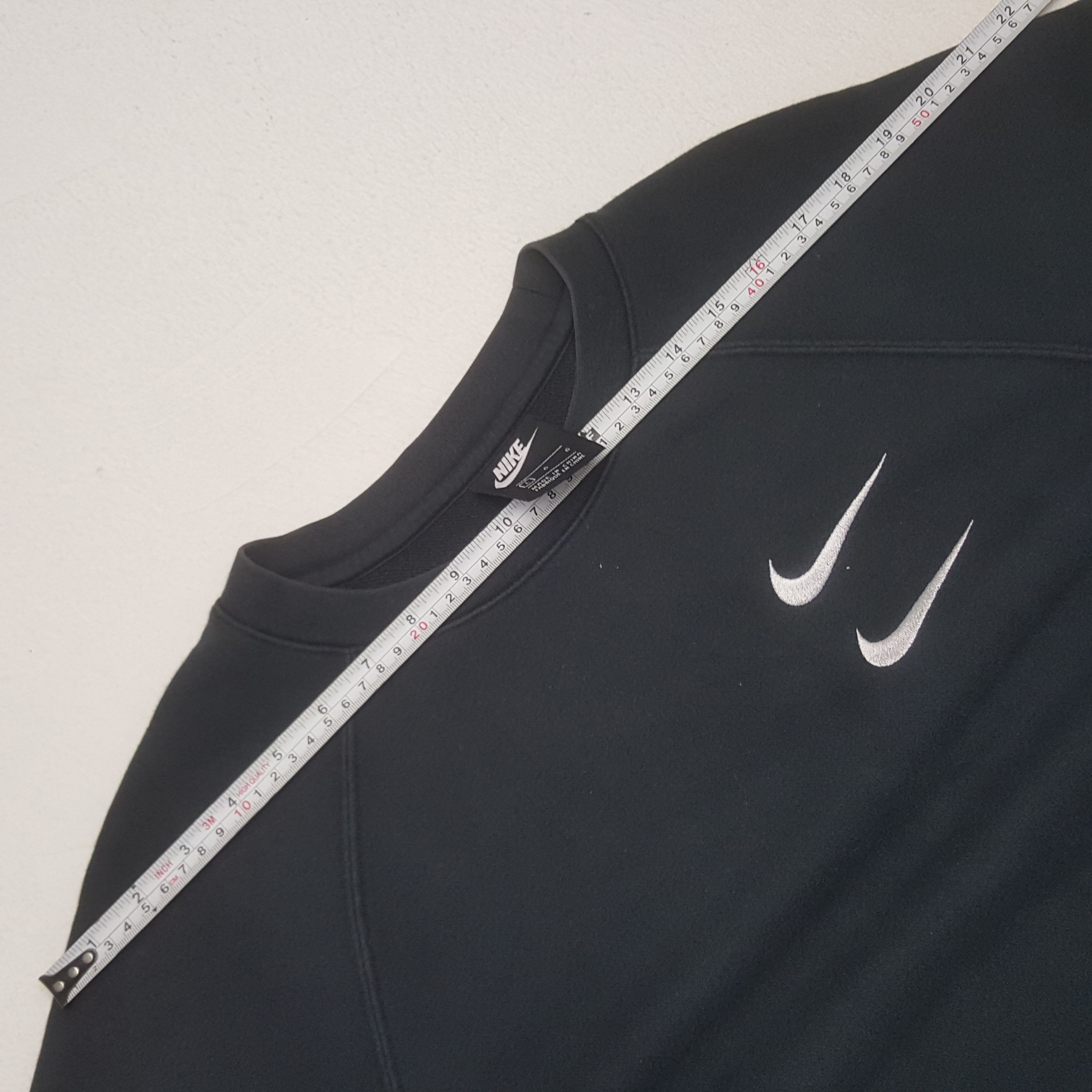 Nike Vintage Nike Embroidery Double Logo Streetwear Sweatshirt Size US M / EU 48-50 / 2 - 14 Thumbnail