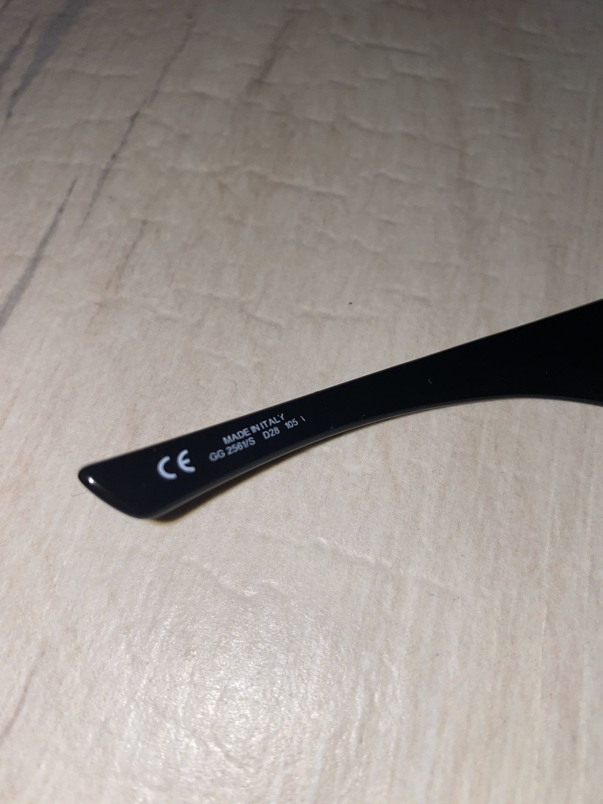 Gucci Gucci GG 2561/S Big Logo Horsebit Shield Black Sunglasses Size ONE SIZE - 10 Thumbnail