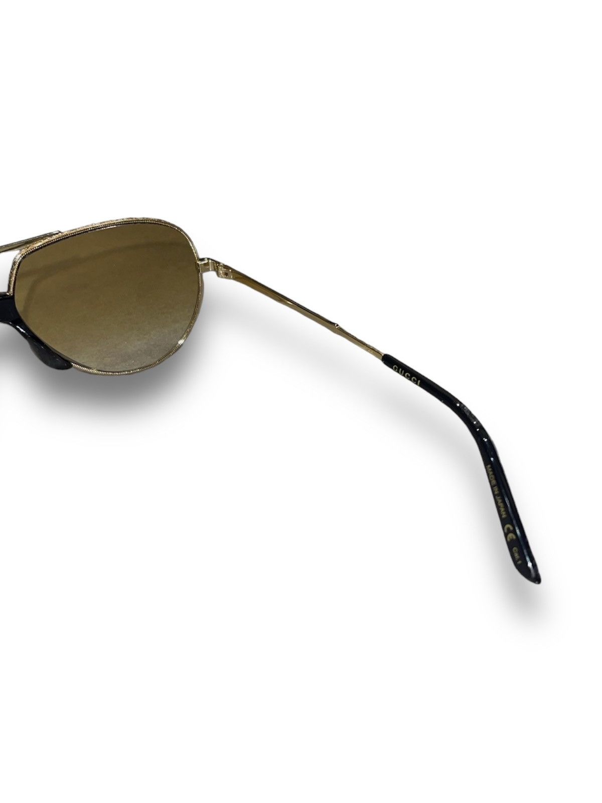 Gucci DS! Gucci GG0432S Gold Lens Aviator Sunglasses Size ONE SIZE - 8 Thumbnail