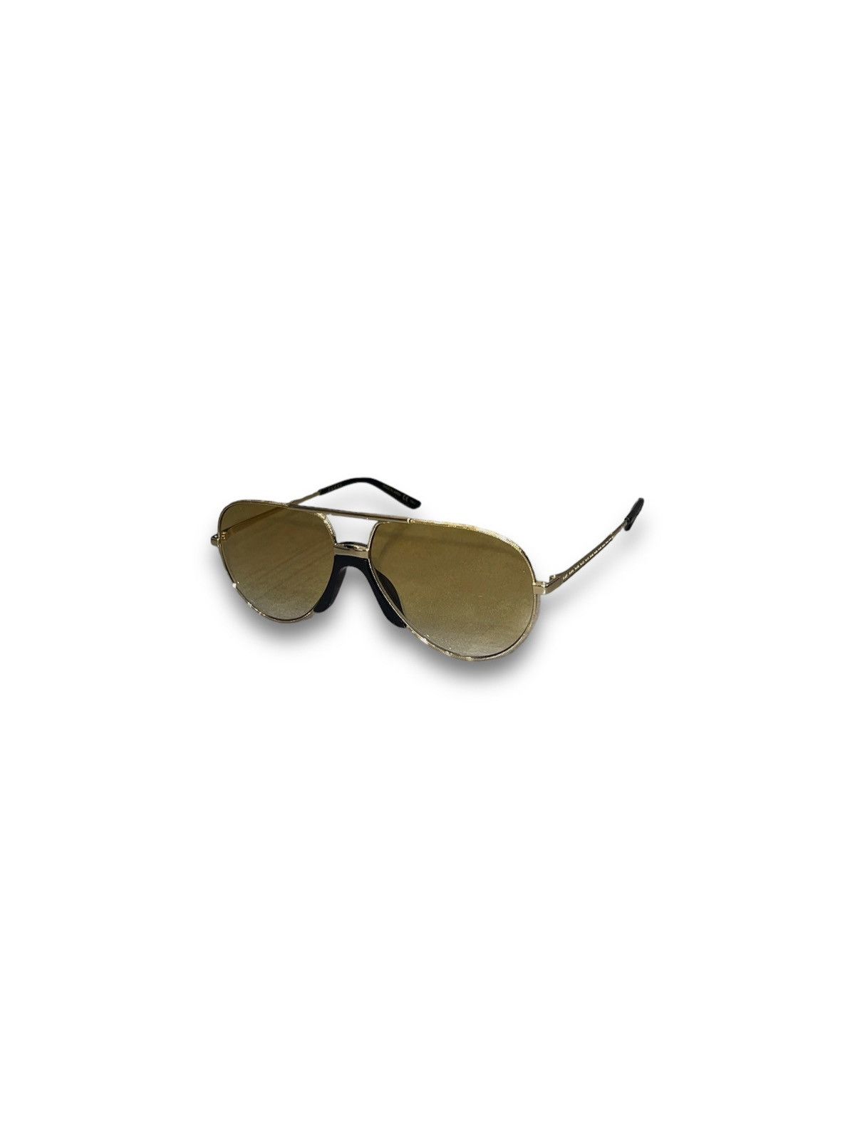 Gucci DS! Gucci GG0432S Gold Lens Aviator Sunglasses Size ONE SIZE - 1 Thumbnail