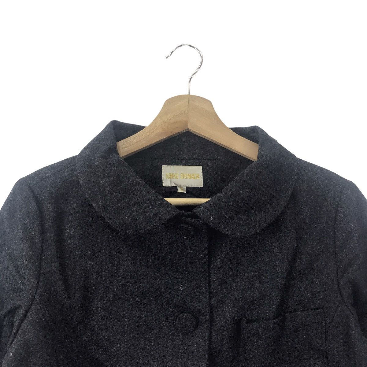 Junko Shimada JUNKO SHIMADA 1956 Japanese Brand Black Coat Size XS / US 0-2 / IT 36-38 - 2 Thumbnail