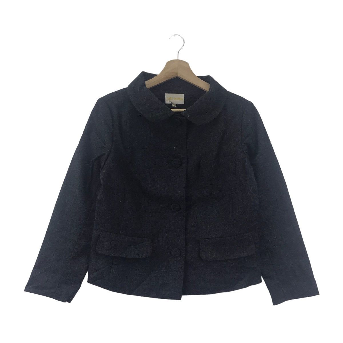 Junko Shimada JUNKO SHIMADA 1956 Japanese Brand Black Coat Size XS / US 0-2 / IT 36-38 - 1 Thumbnail