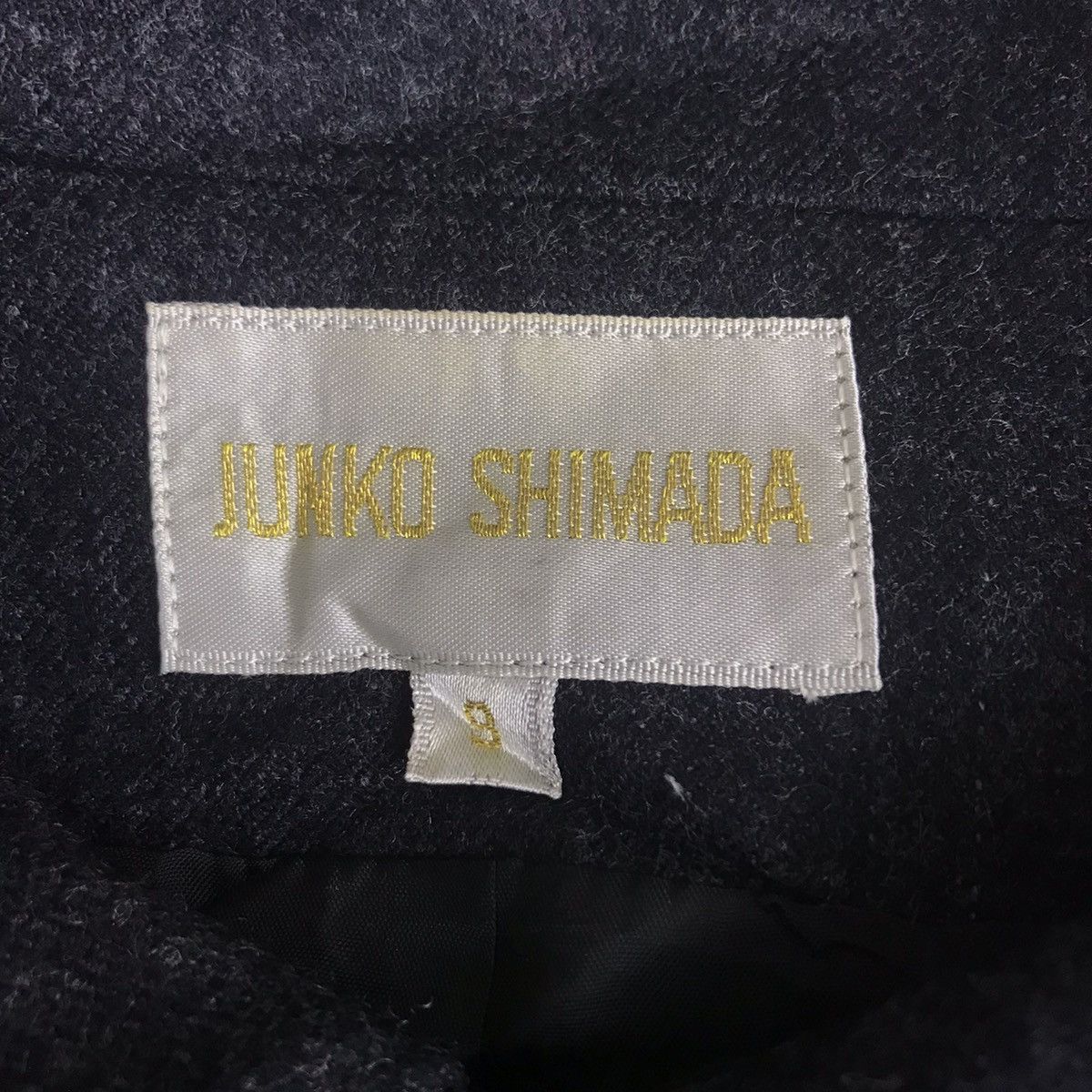 Junko Shimada JUNKO SHIMADA 1956 Japanese Brand Black Coat Size XS / US 0-2 / IT 36-38 - 4 Thumbnail