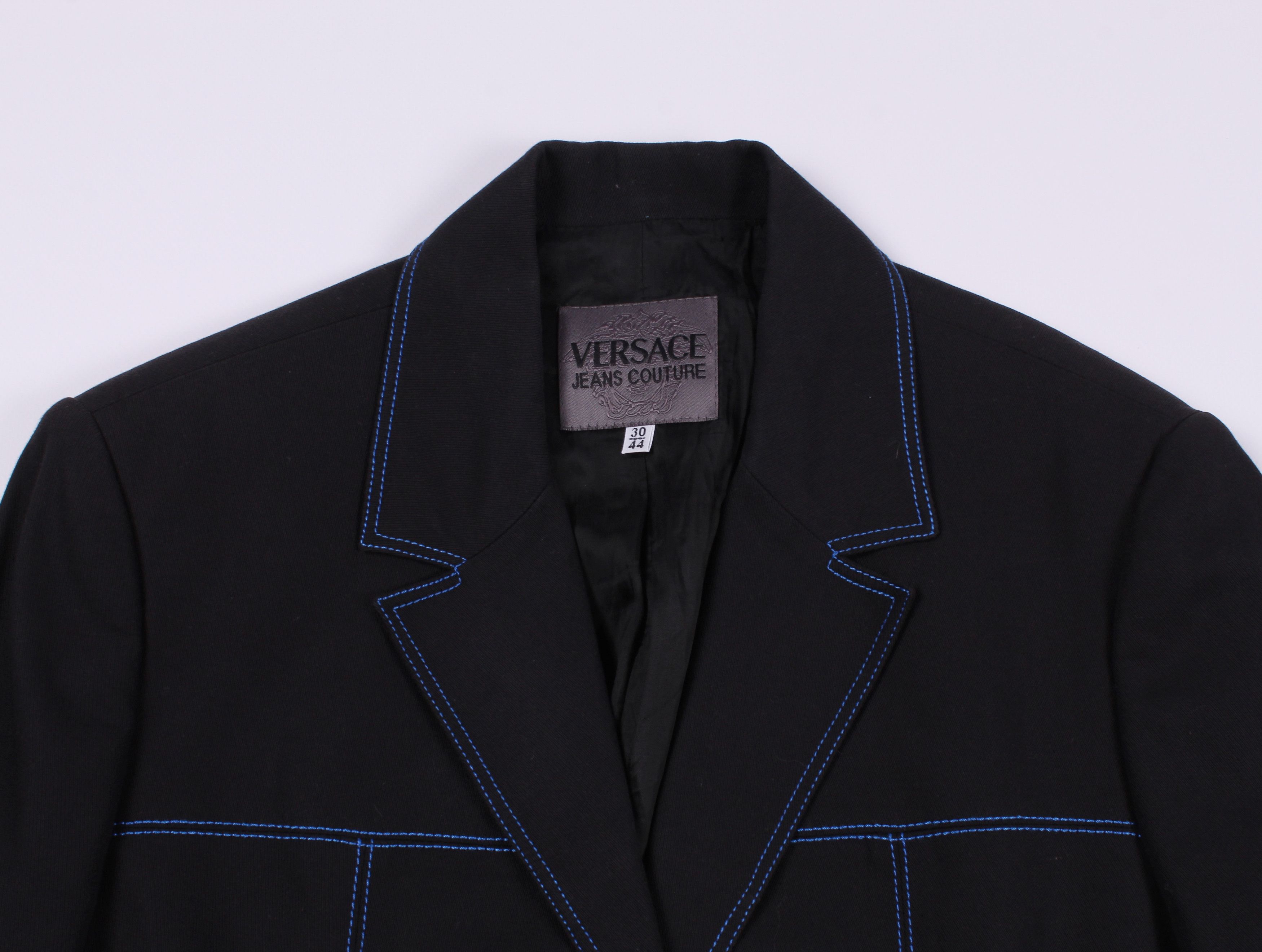 Versace Jeans Couture Vintage Versace Jeans Couture Blazer Size M / US 6-8 / IT 42-44 - 2 Thumbnail