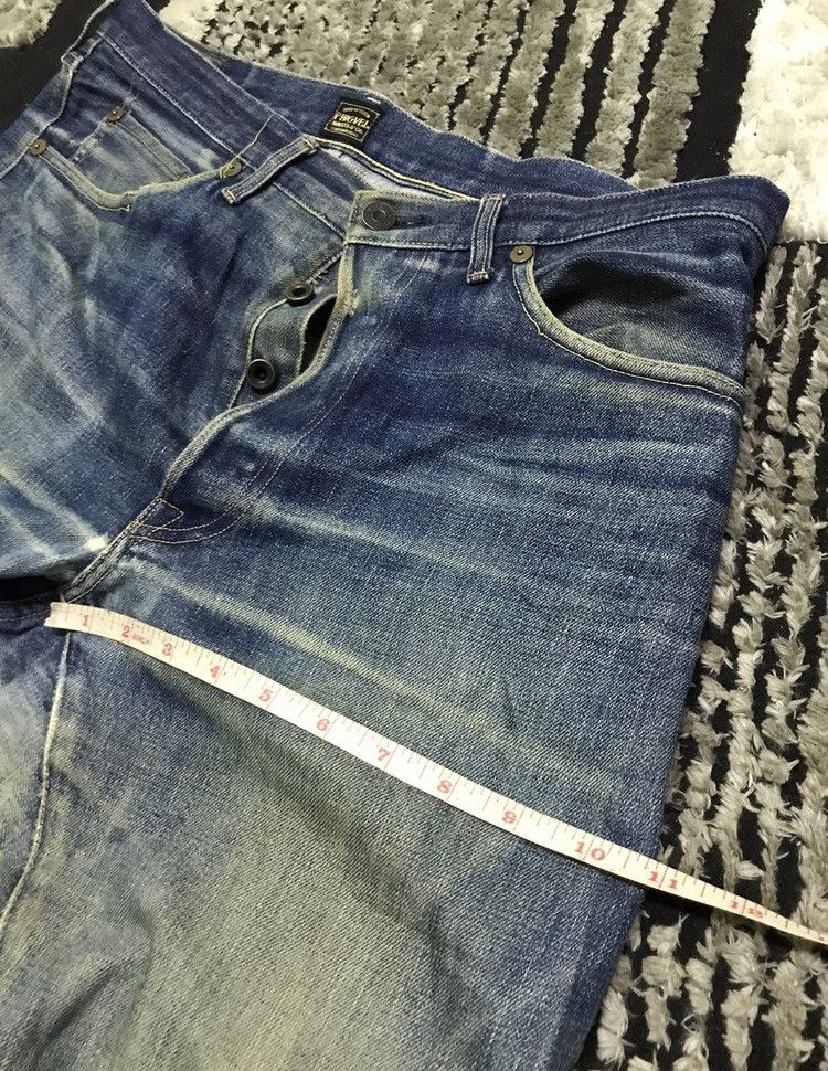 Vintage 🔥Rare🔥vintage Phigvel distressed rusty wash blue denim jeans Size US 32 / EU 48 - 13 Thumbnail