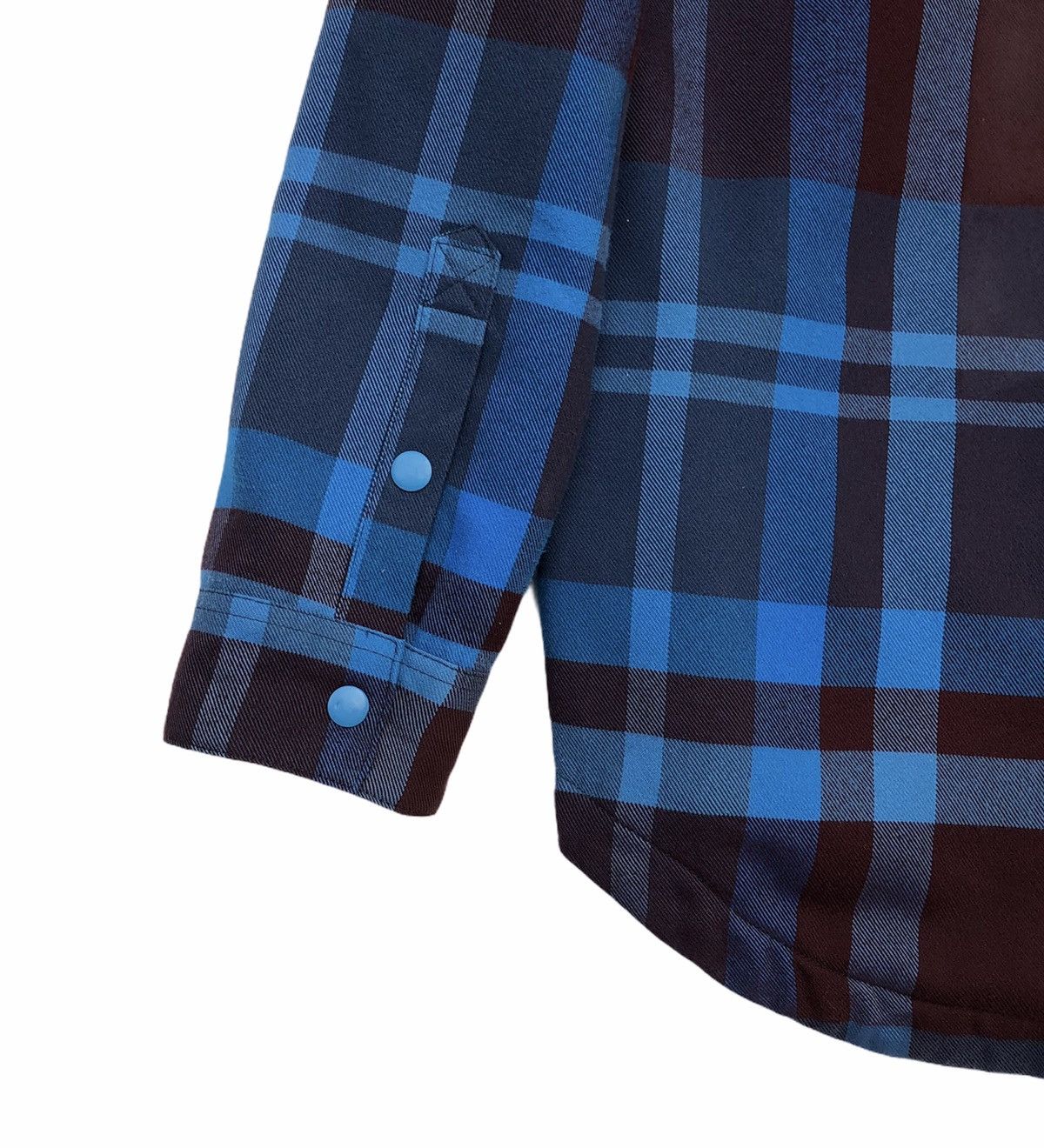 Quiksilver Quiksilver Check Mount Blu Long Sleeves Flannel Jacket Size US M / EU 48-50 / 2 - 10 Thumbnail