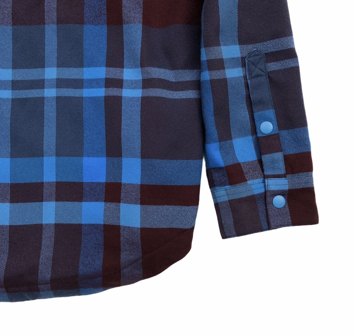 Quiksilver Quiksilver Check Mount Blu Long Sleeves Flannel Jacket Size US M / EU 48-50 / 2 - 9 Thumbnail