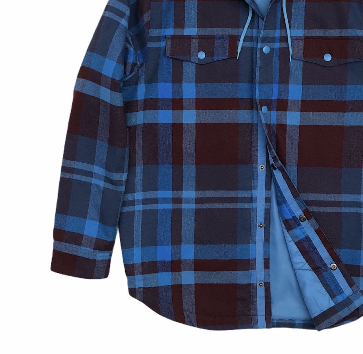 Quiksilver Quiksilver Check Mount Blu Long Sleeves Flannel Jacket Size US M / EU 48-50 / 2 - 5 Thumbnail