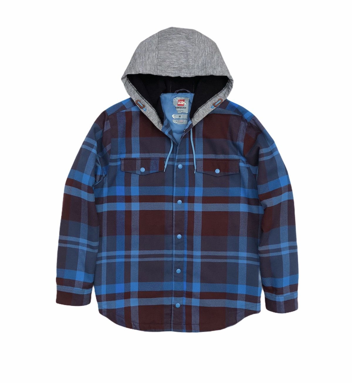 Quiksilver Quiksilver Check Mount Blu Long Sleeves Flannel Jacket Size US M / EU 48-50 / 2 - 2 Thumbnail