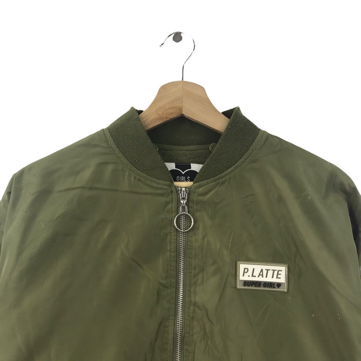 Vintage P.LATTE TOKYO Girls Athlete 2019AW Japanese Brand Jacket Size M / US 6-8 / IT 42-44 - 2 Thumbnail
