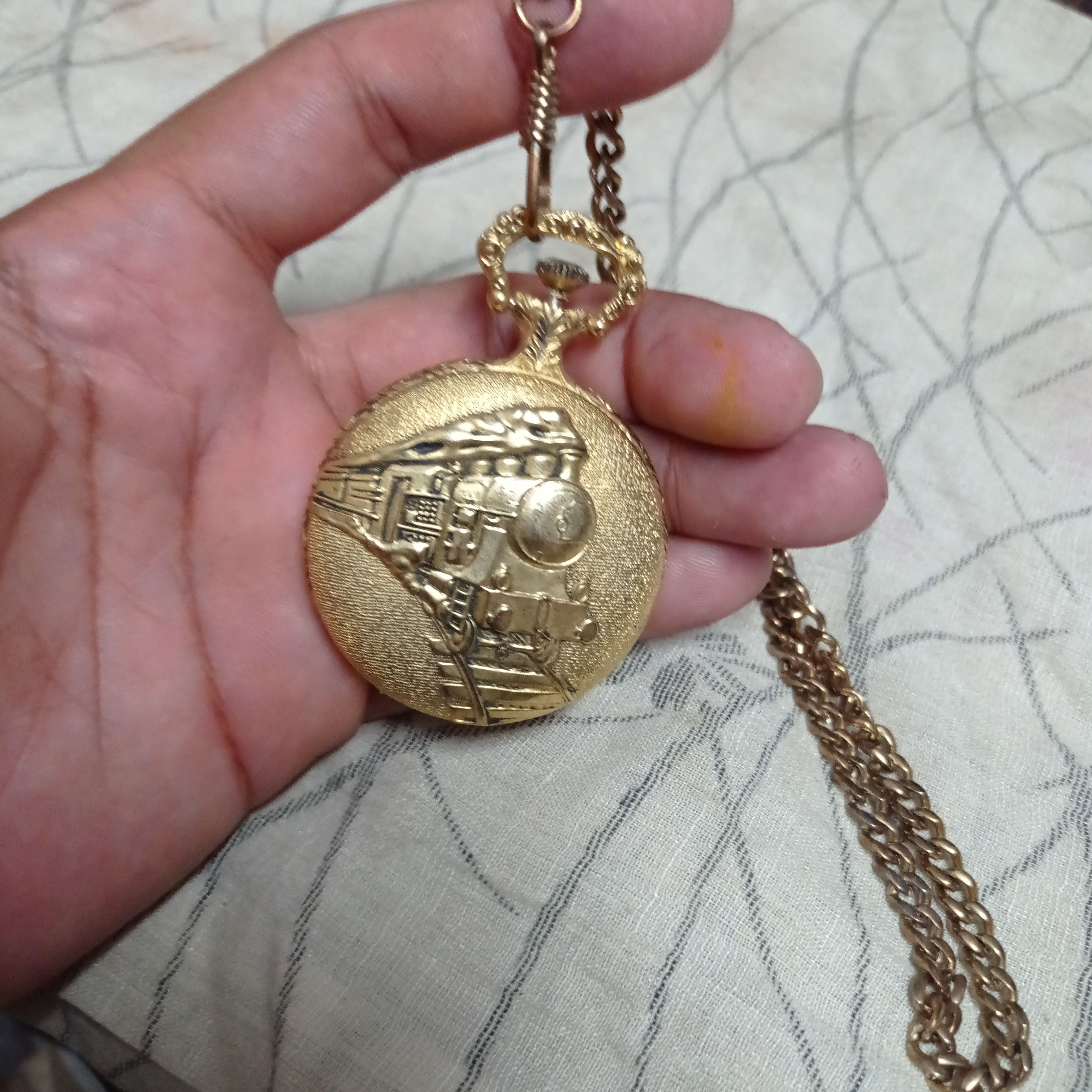 Japanese Brand Super Retro "WALTHAM QUARTZ JAPAN MOVEMENT" Pocket watch Size ONE SIZE - 11 Thumbnail