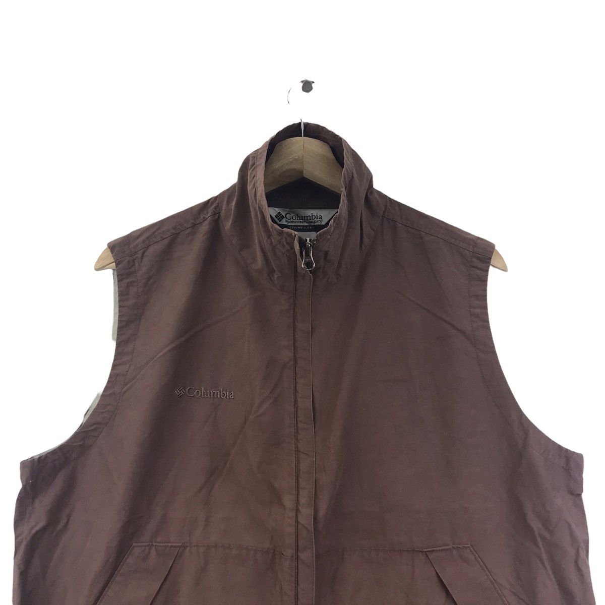 Columbia COLUMBIA Sportswear Outdoor Brown Vest Jacket Size XL / US 12-14 / IT 48-50 - 2 Thumbnail