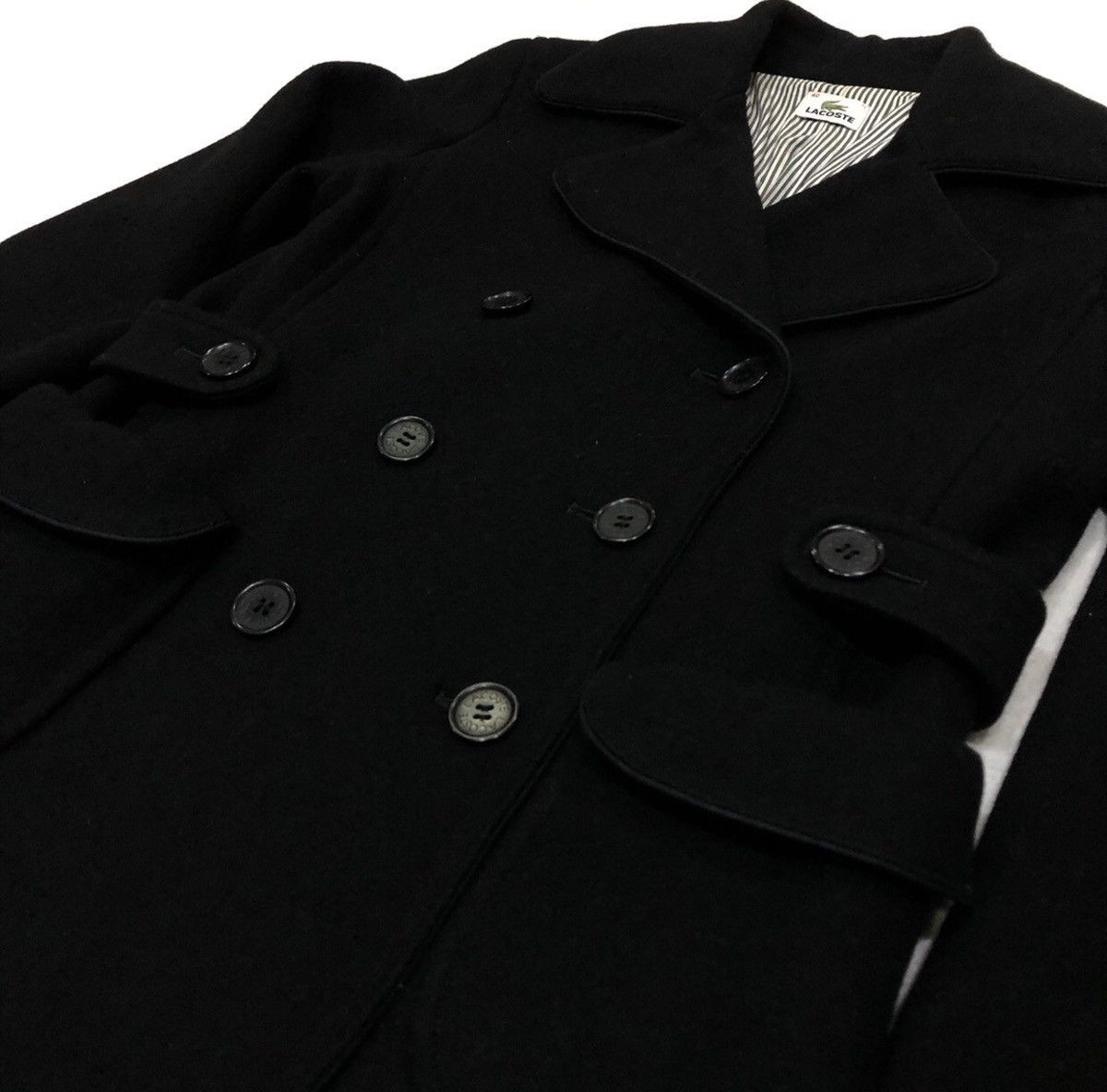Lacoste 🔥Lacoste Pea Coat Blazer / Jacket Made In Japan Size US M / EU 48-50 / 2 - 7 Thumbnail