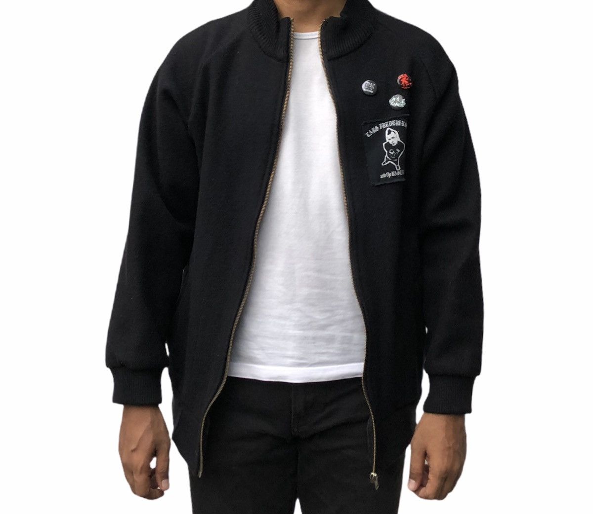 Vintage Vintage Codet Patches Customed Wool Bomber Jacket Size US M / EU 48-50 / 2 - 3 Thumbnail