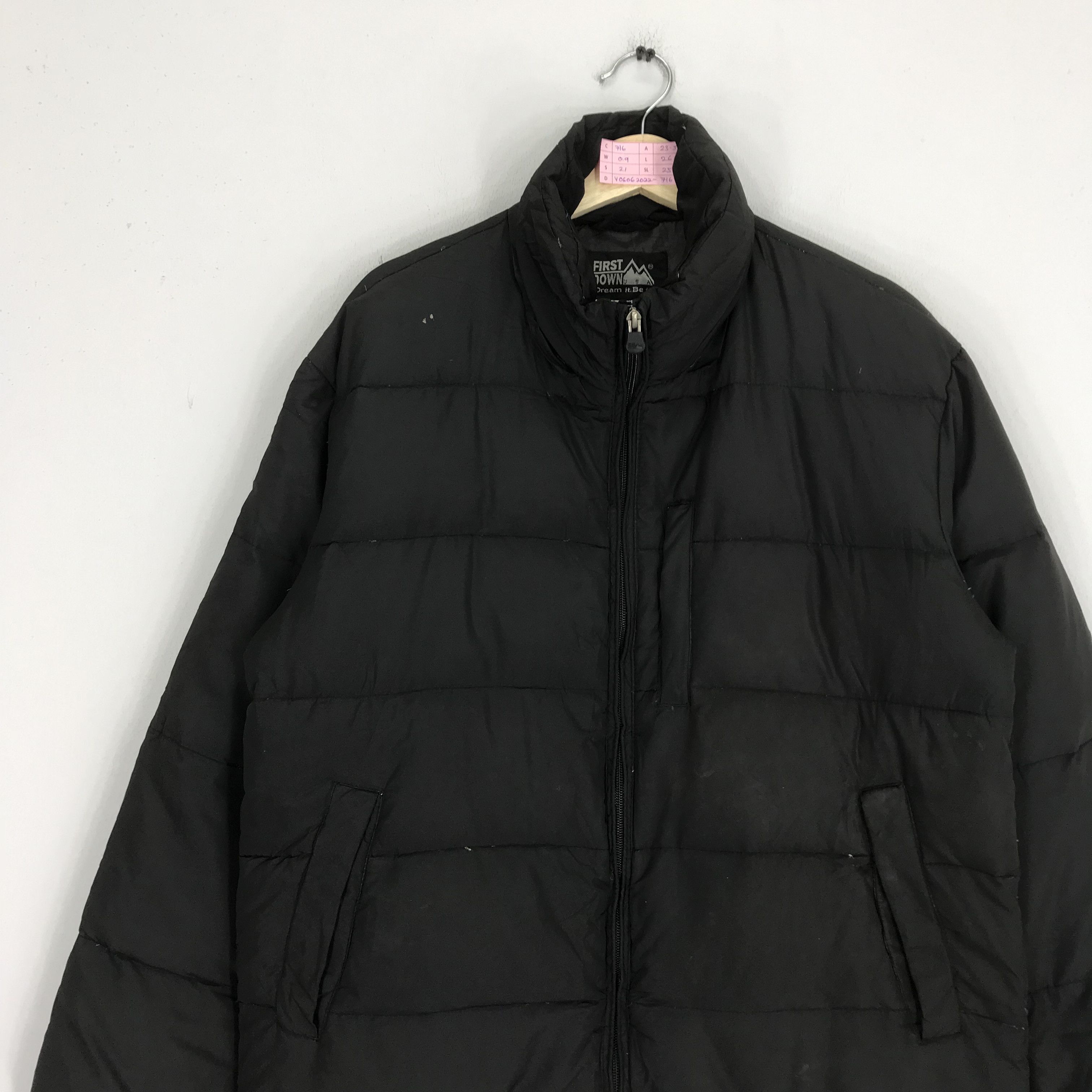 Other Vintage First Down Puffer Down Bomber Jacket Size US L / EU 52-54 / 3 - 3 Thumbnail