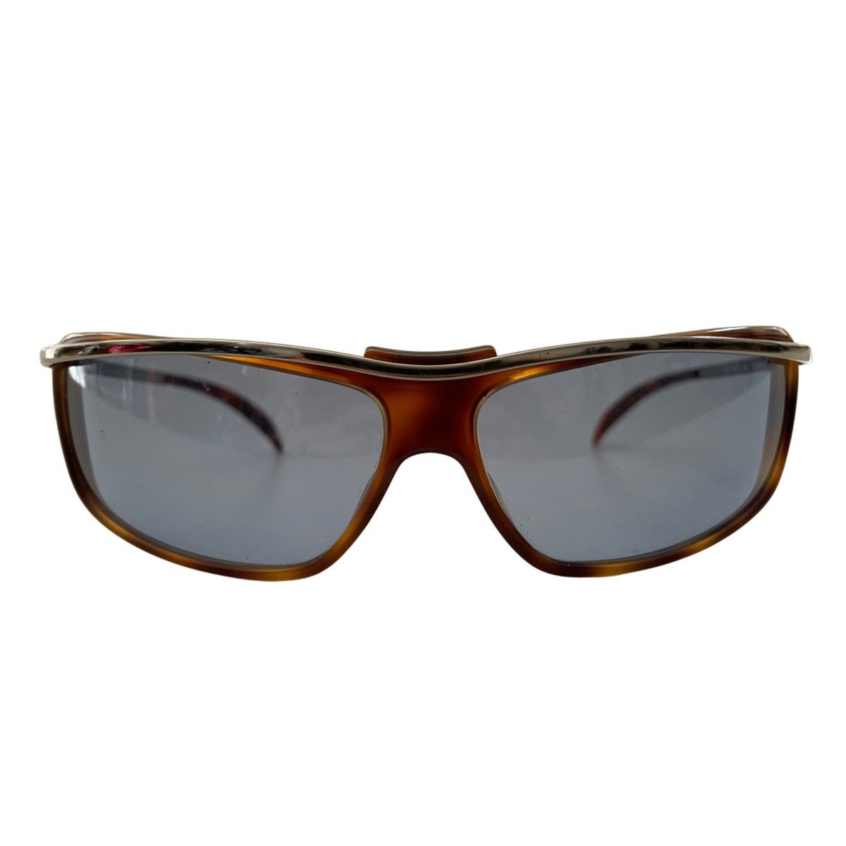 image of Vintage Gucci Sun Glasses W/ Case in Brown, Men's