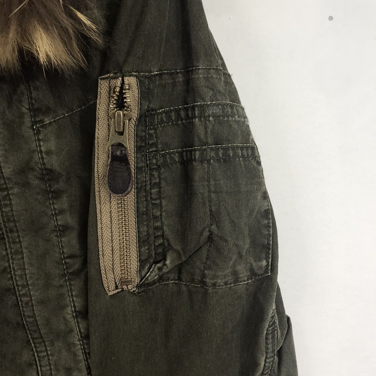 Johnbull JOHNBULL Japanese Brand Parka Wool Long Coat Trench Jacket Size M / US 6-8 / IT 42-44 - 3 Thumbnail