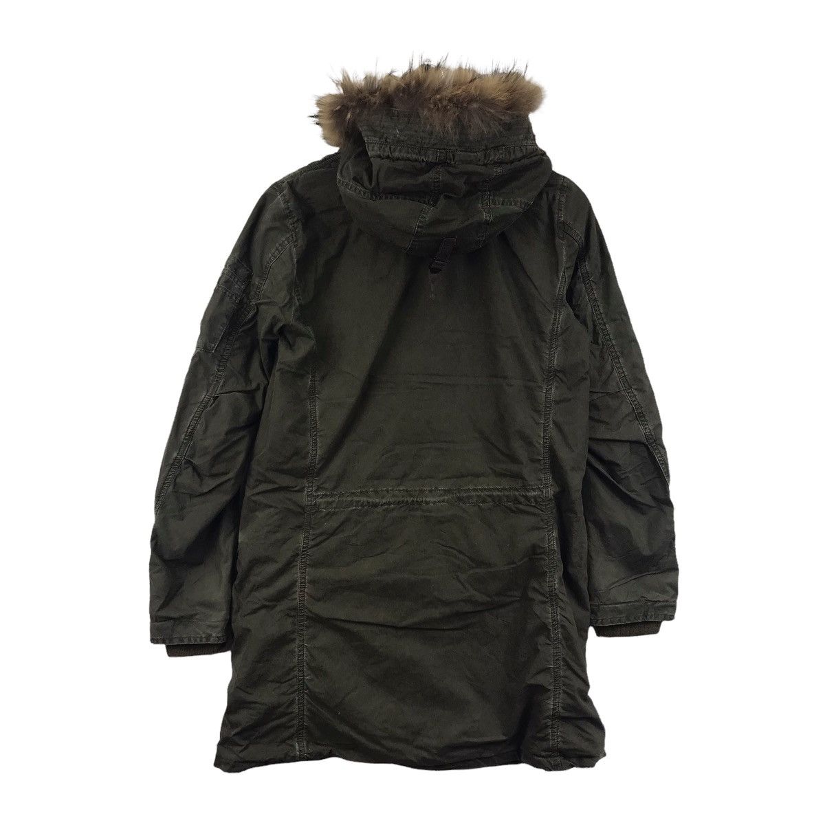 Johnbull JOHNBULL Japanese Brand Parka Wool Long Coat Trench Jacket Size M / US 6-8 / IT 42-44 - 8 Thumbnail
