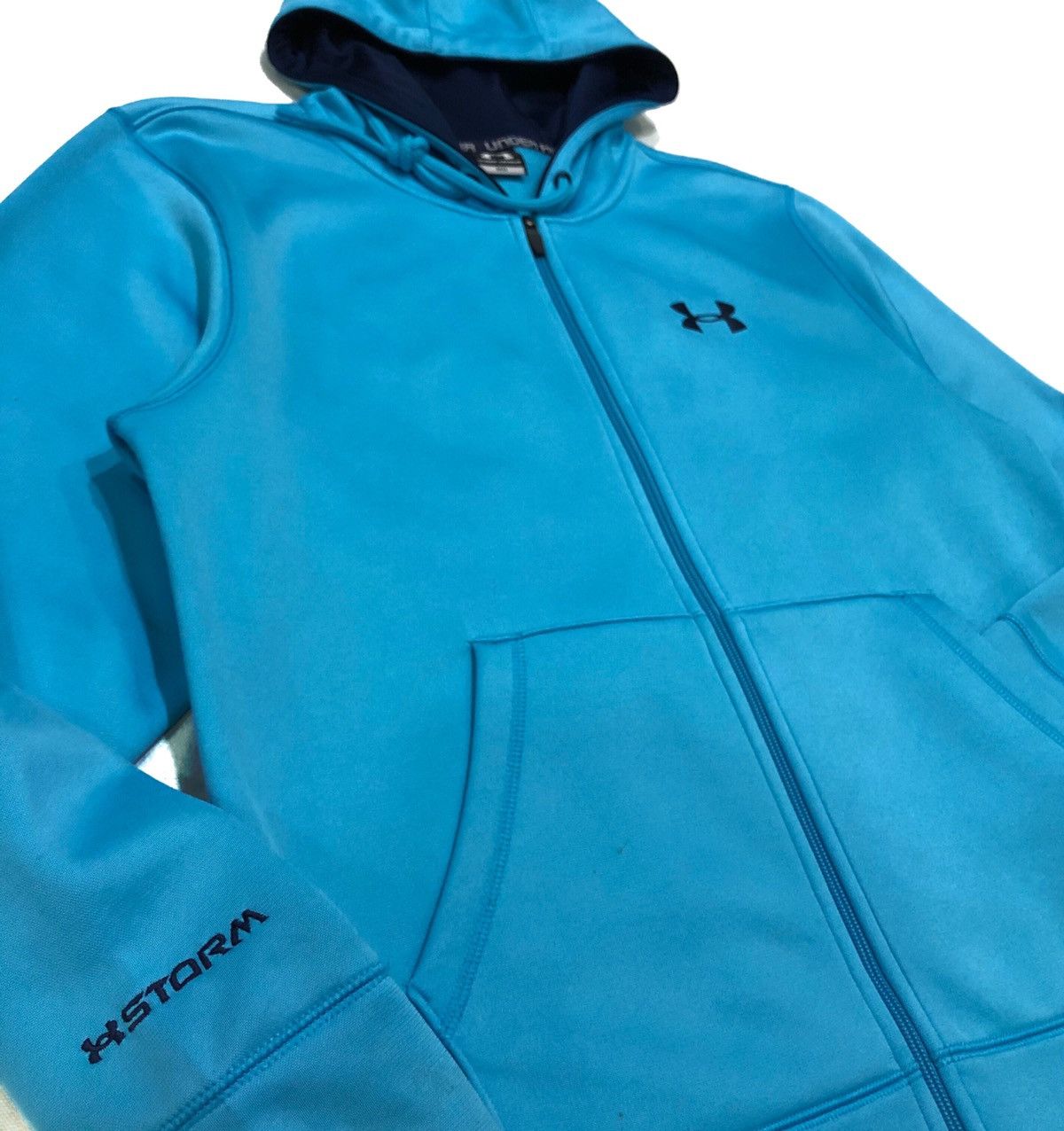Under Armour Under Armour Rival Fitted Full Zip Hoody Jacket Mens Size US M / EU 48-50 / 2 - 3 Thumbnail
